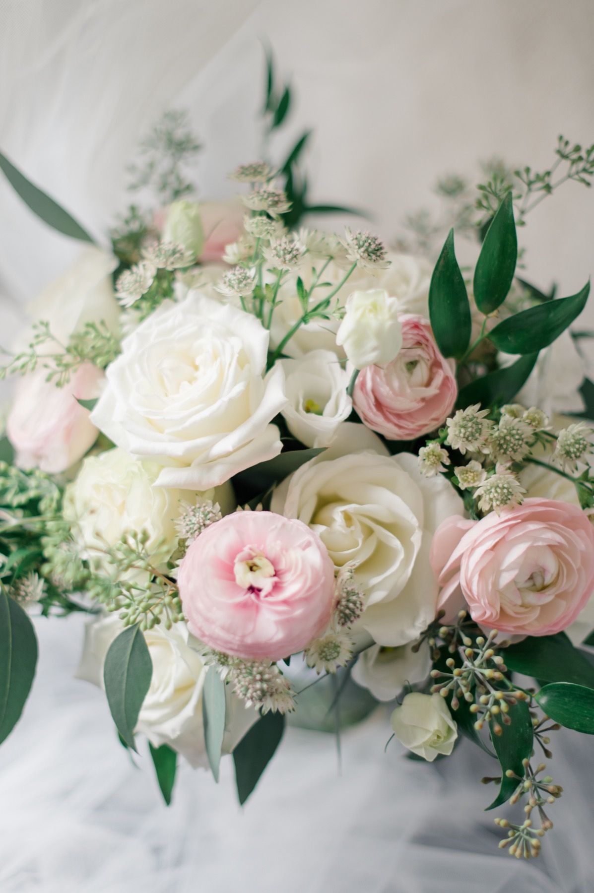 blush bridal bouquet columbus ohio