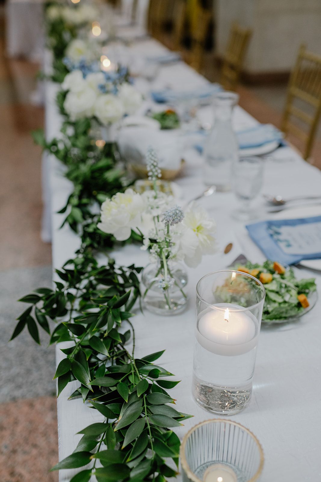 head table greenery