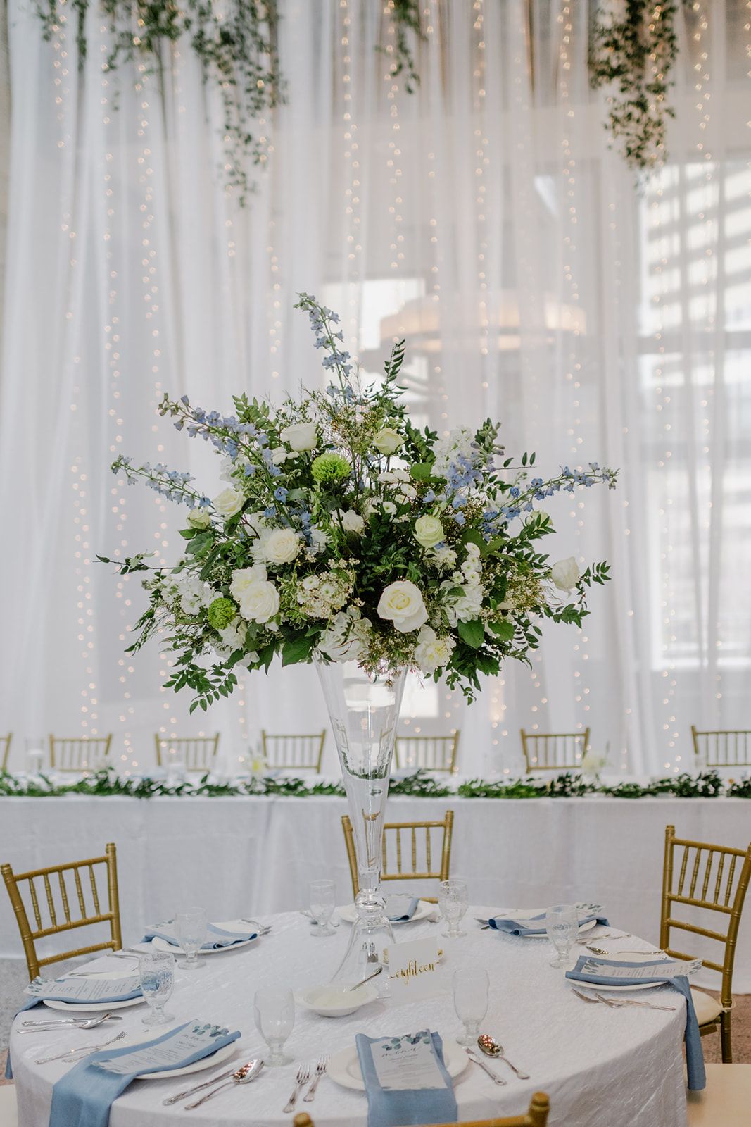 dramatic centerpiece in columbus ohio