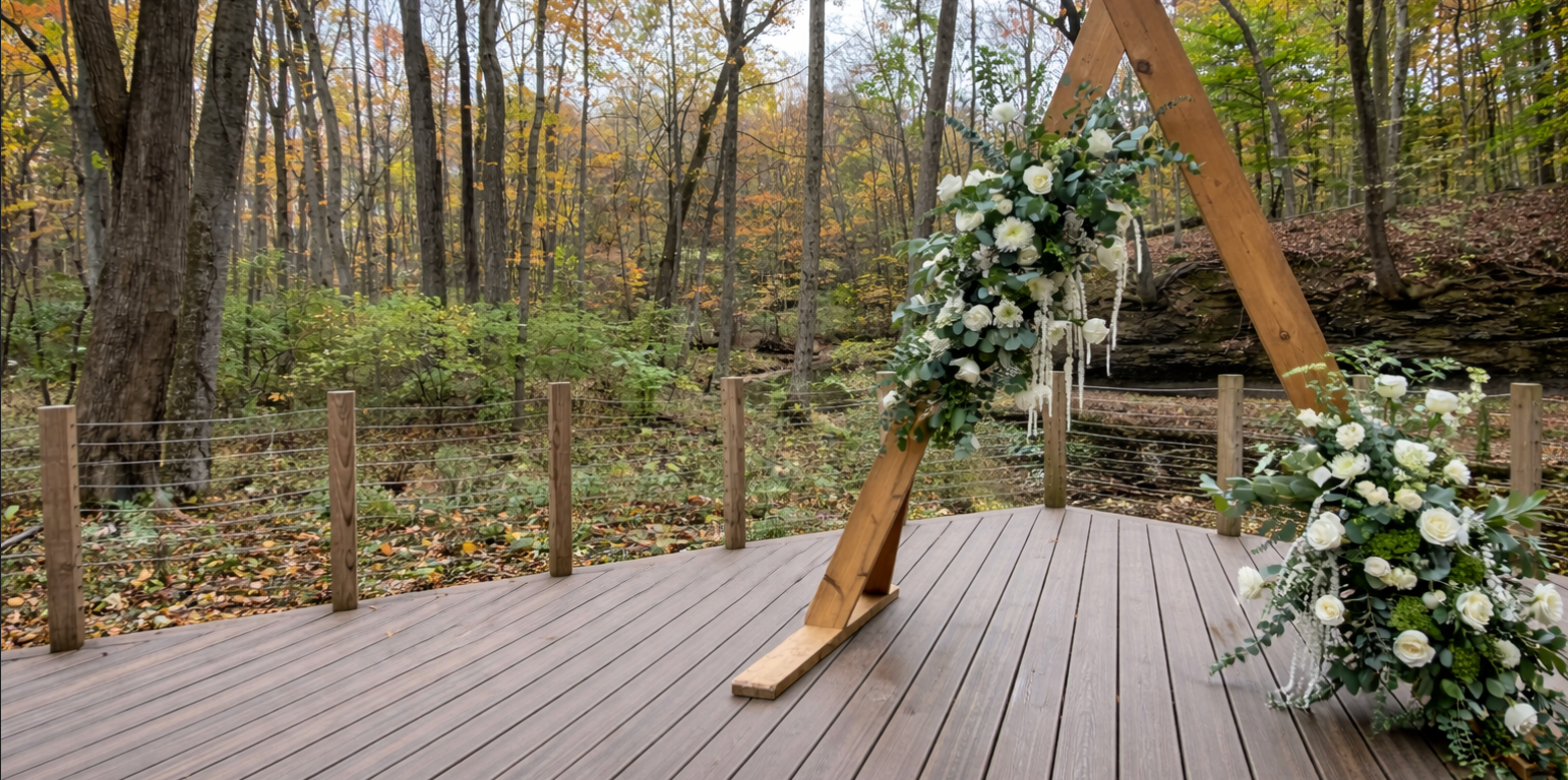 The Brook, Marengo, Ohio wedding florist