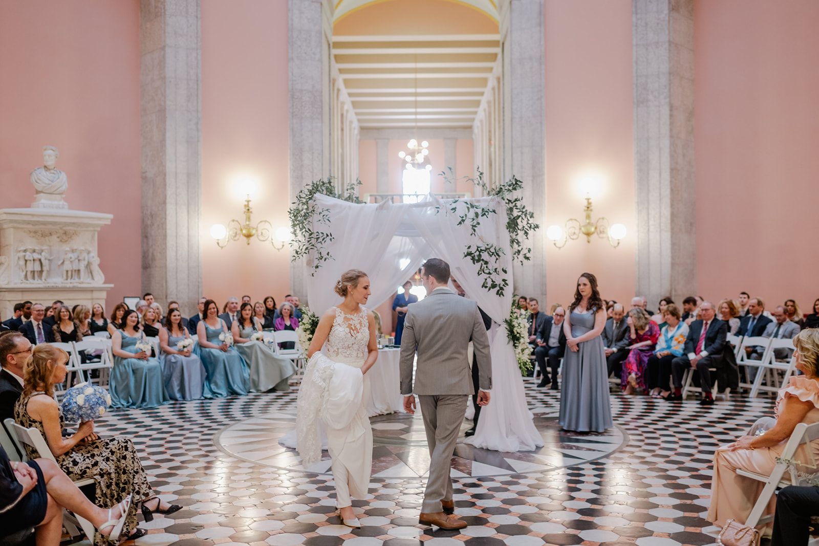 Chuppah Greenery at the Statehouse