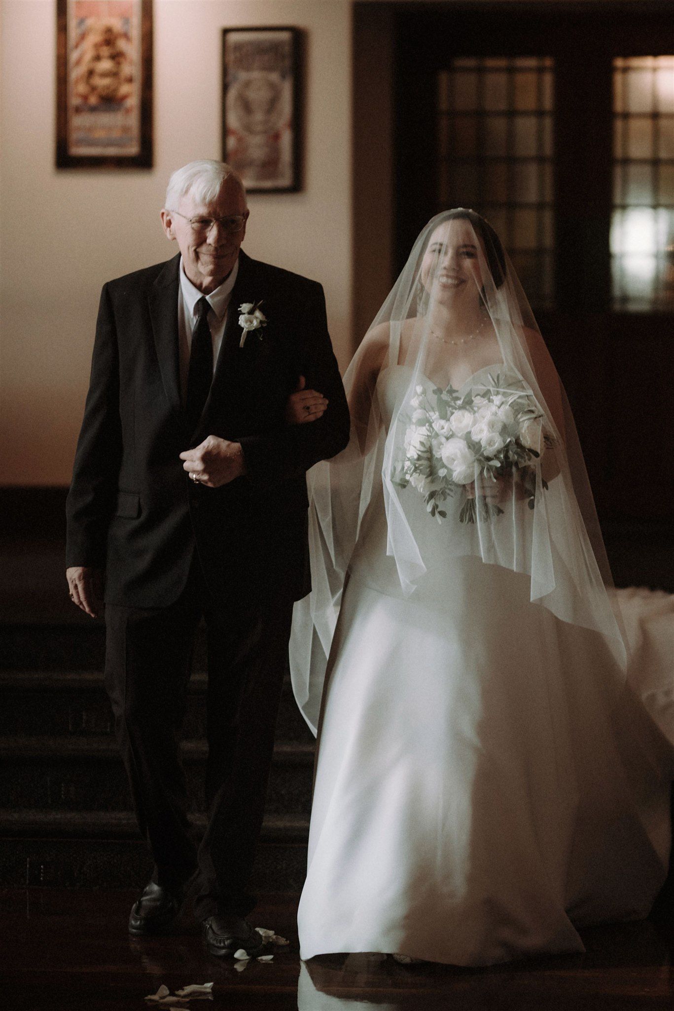 Father and Daughter Wedding Photo Columbus Ohio