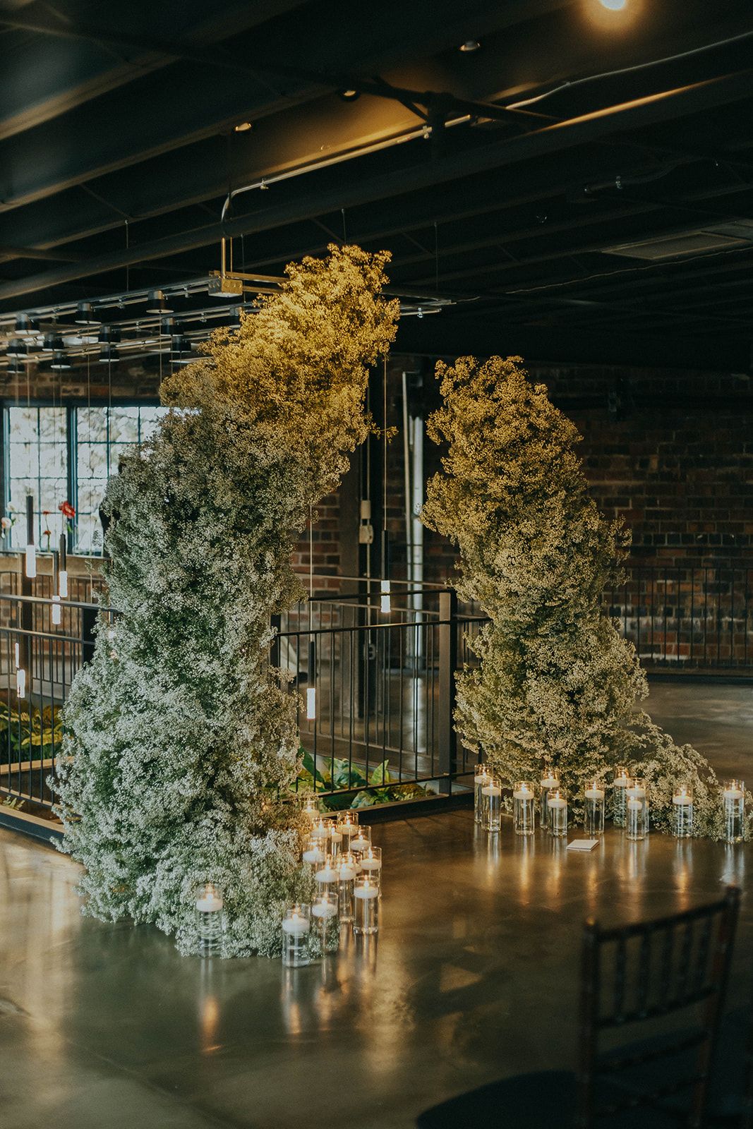 broken arch of baby's breath
