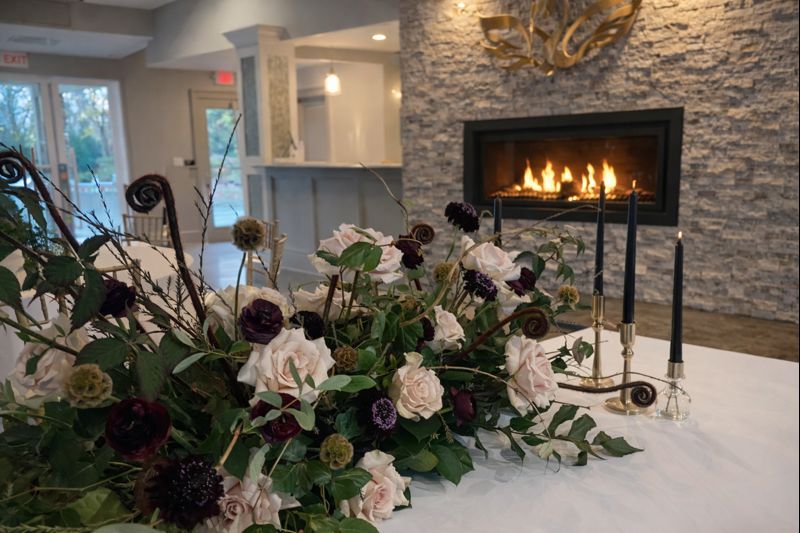 swan lake winter wedding