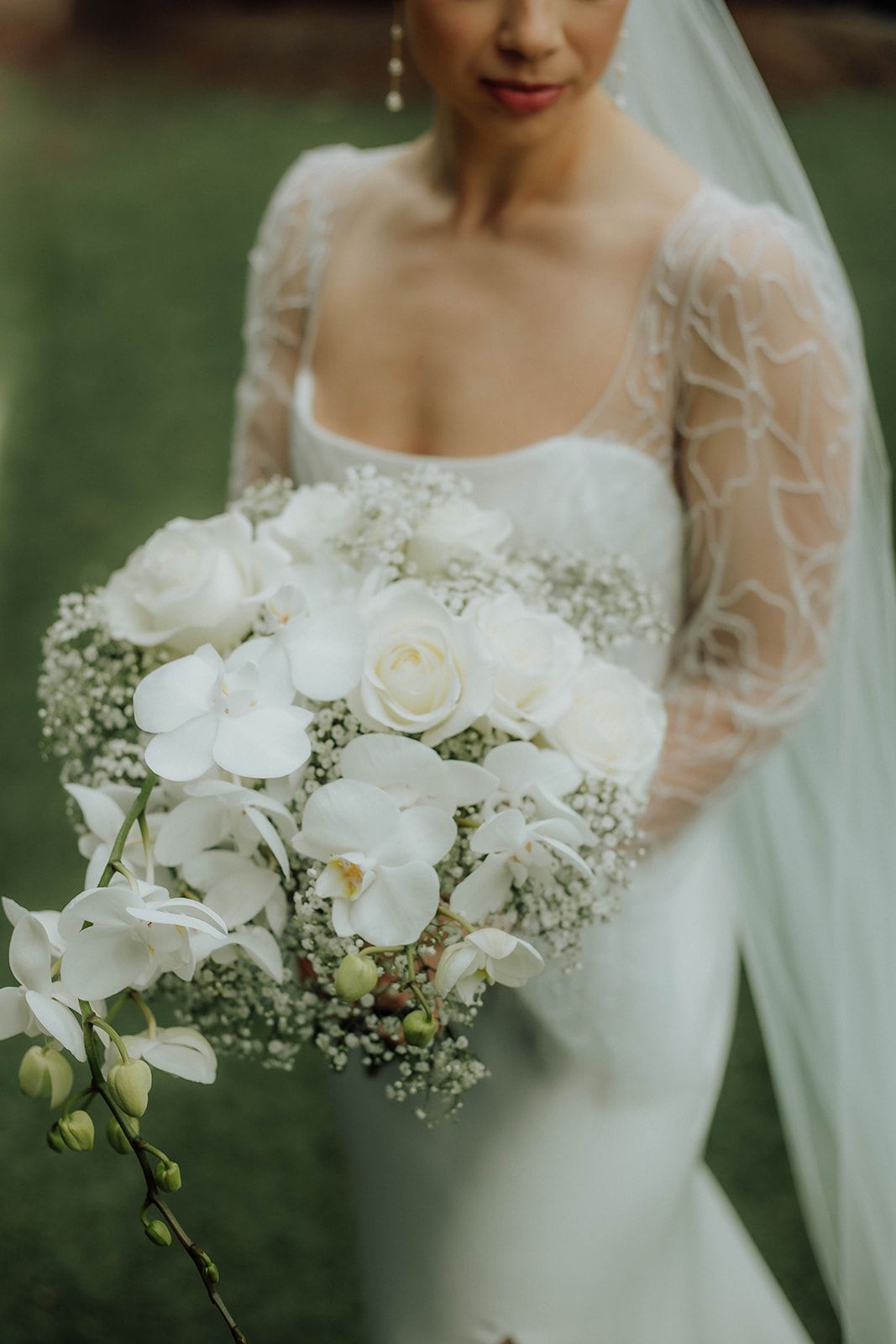 orchid bridal bouquet
