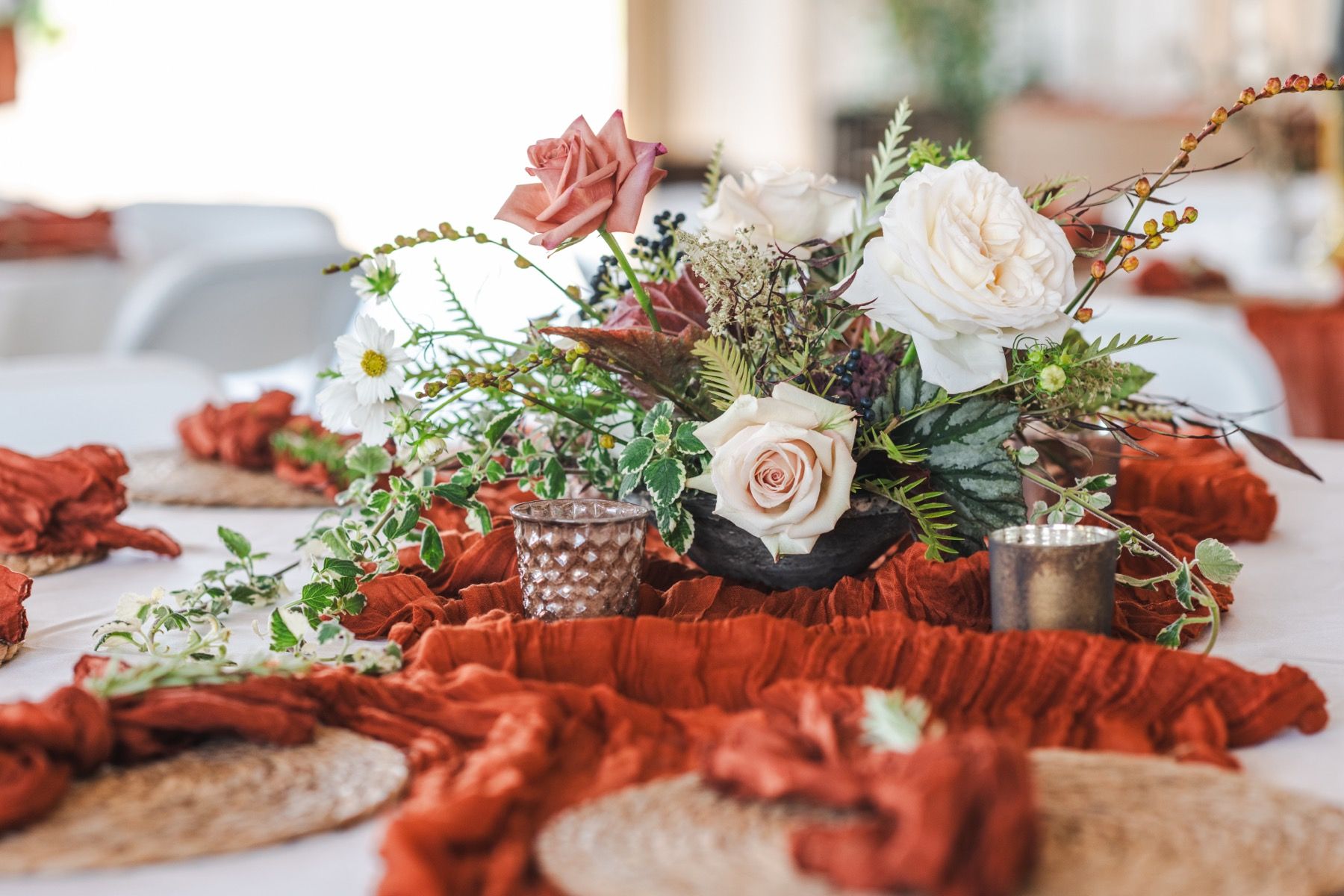 fall wedding centerpiece Marysville Ohio