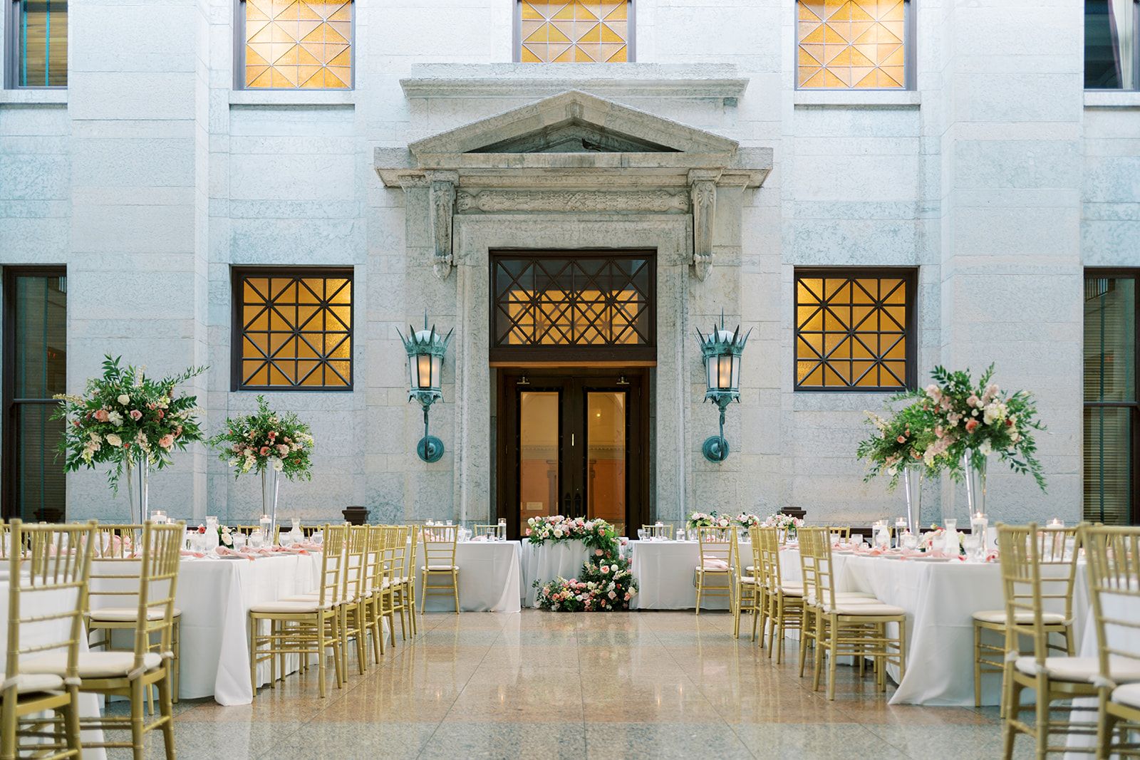 Ohio Statehouse Wedding Flowers