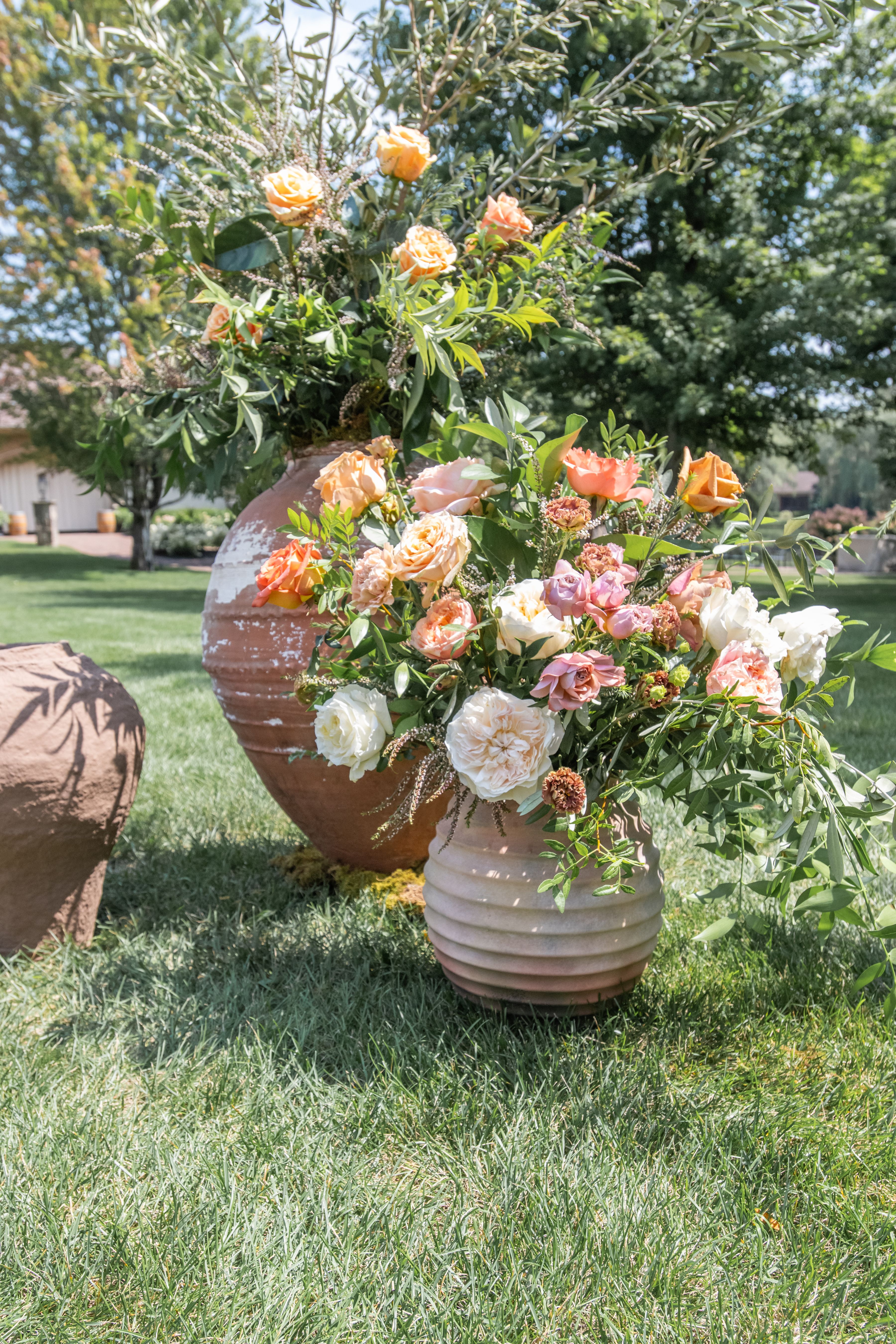 gervasi vineyard wedding florist