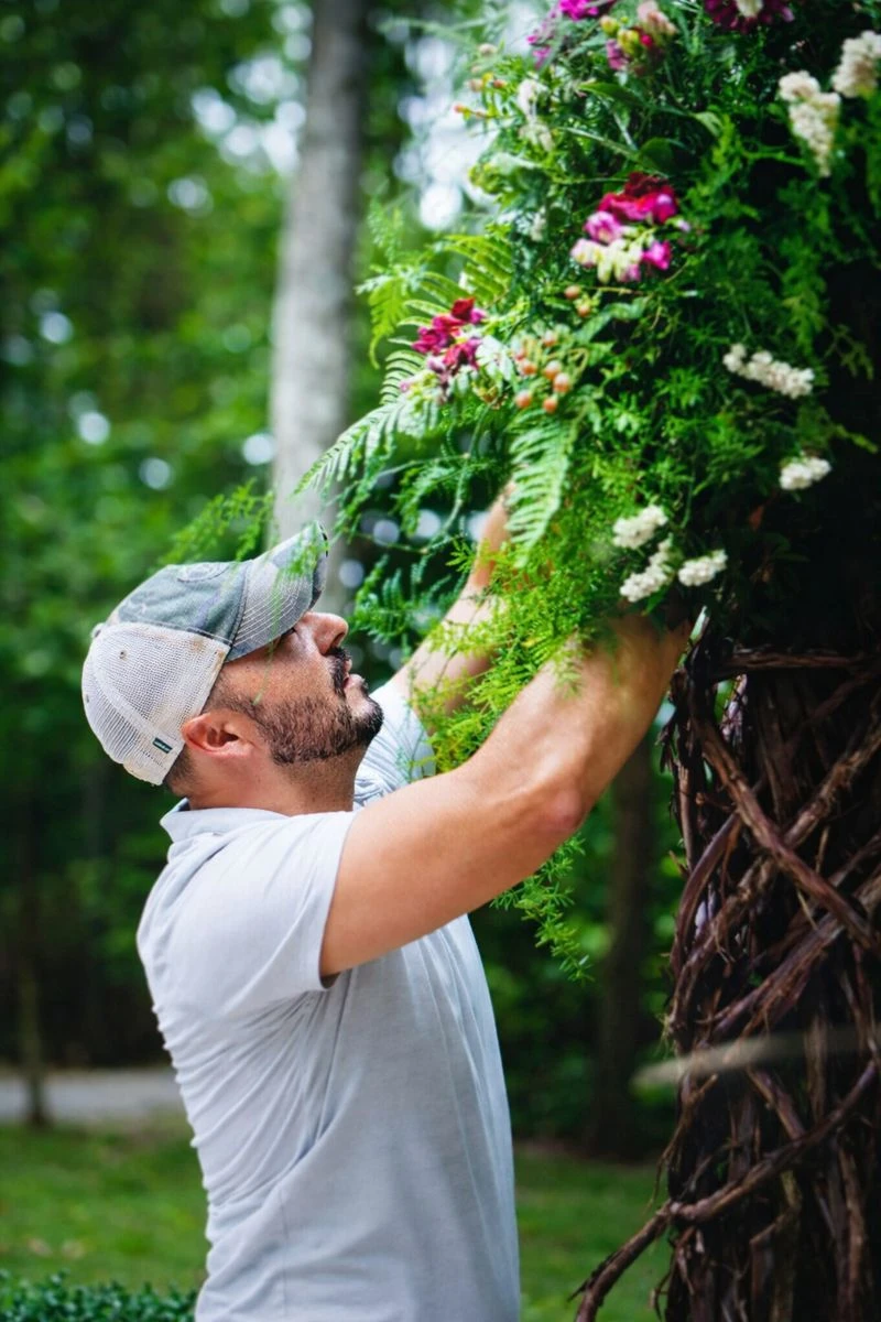 wedding florist at the mohicans wedding venue