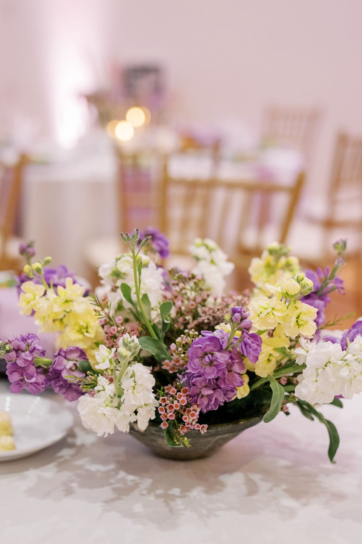 low centerpiece of stock