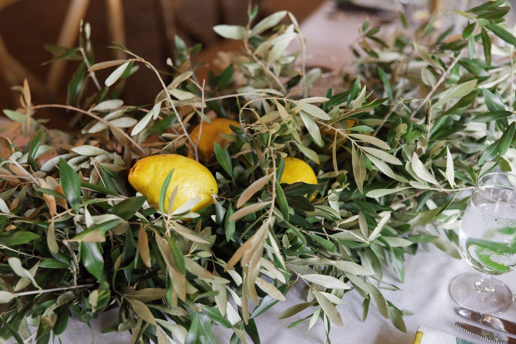 Lemon Centerpieces Gervasi Vineyard