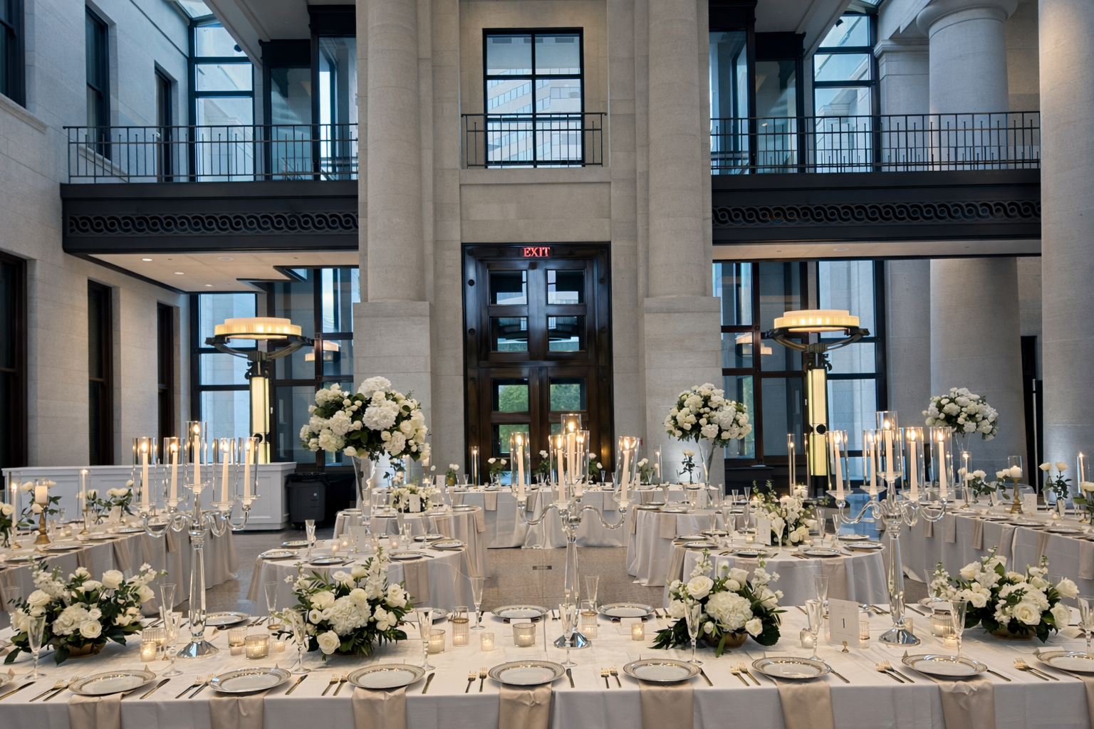 Ohio Statehouse Wedding Florals