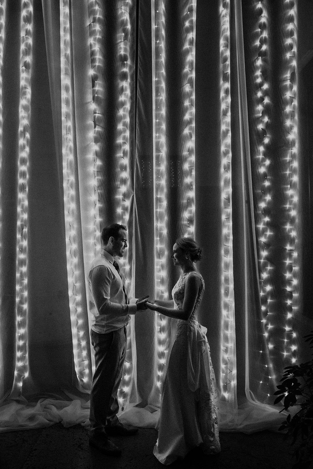 lighted fabric backdrop columbus ohio wedding florist