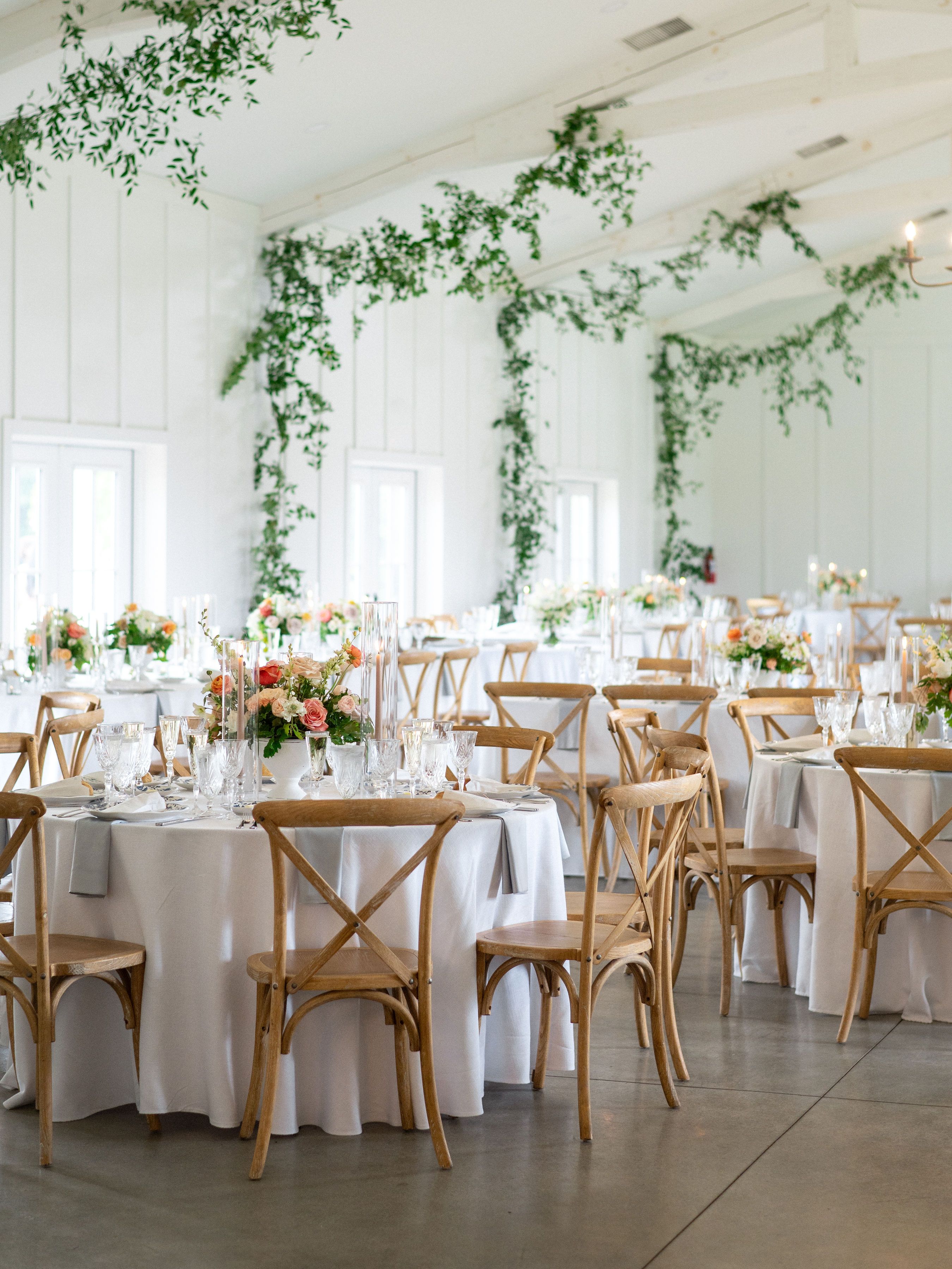 Smilax Hung at Magnolia Hill Farm