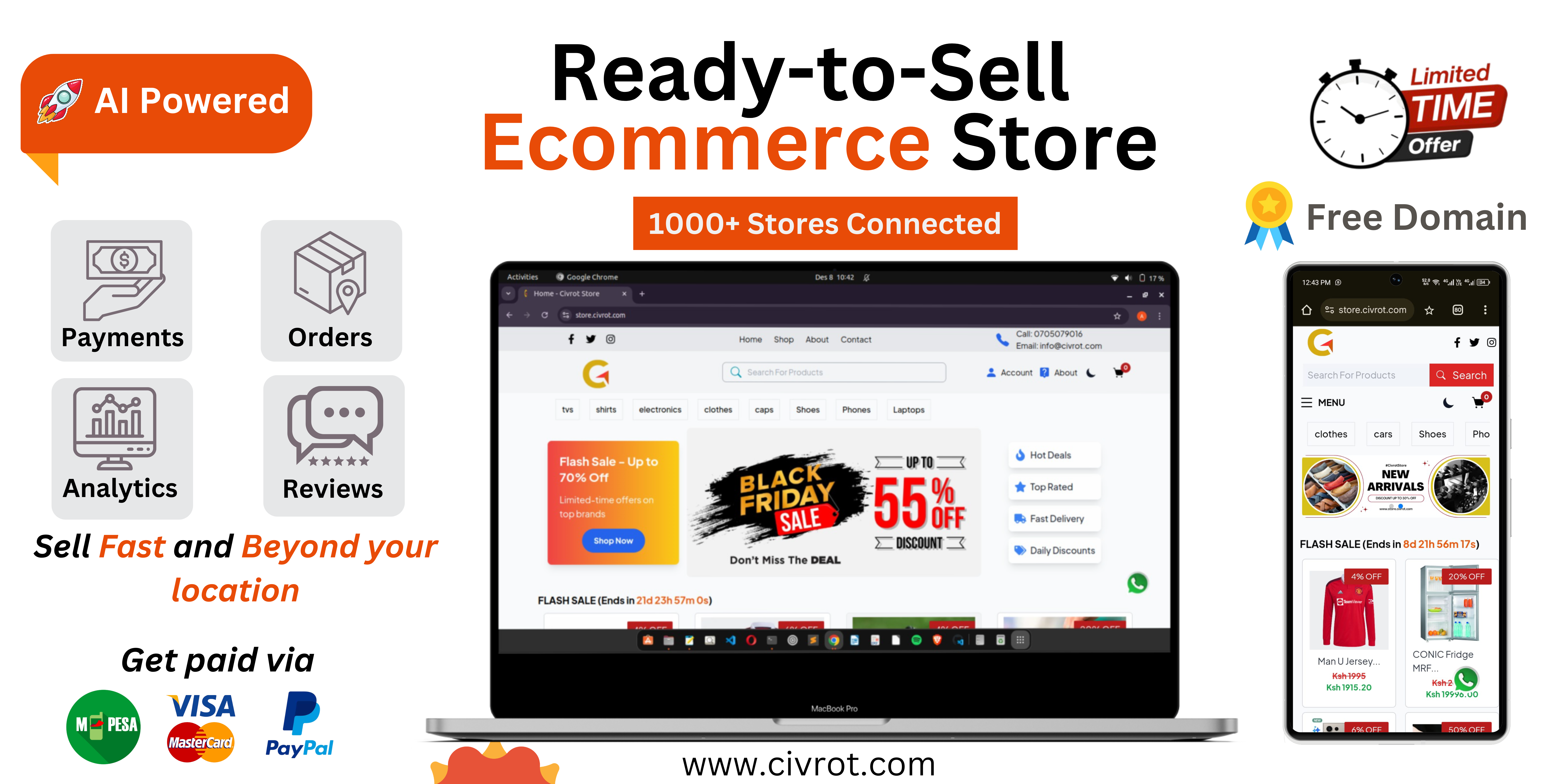 All in one Ecommerce