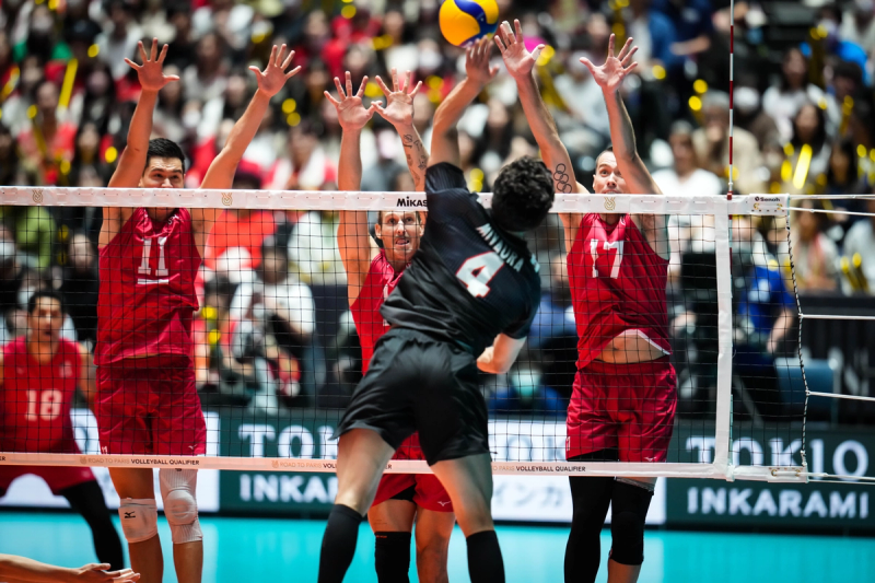 Qualified USA and Japan delight fans with five-set thriller
