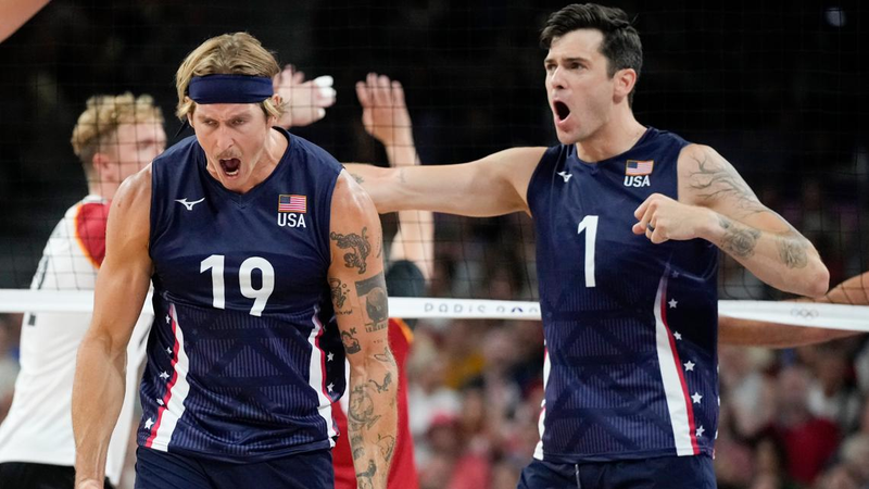 Matt Anderson, USA Volleyball slip by Germany in five sets | wgrz.com