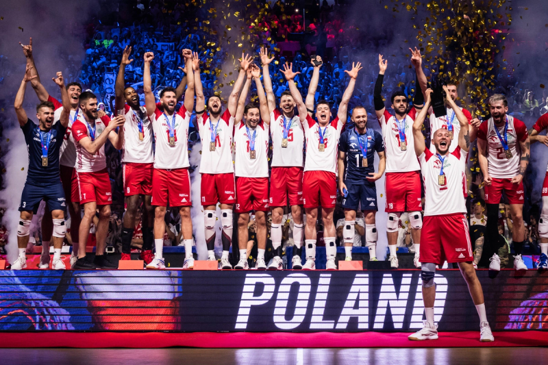 Poland claim historic VNL gold in front of their home fans