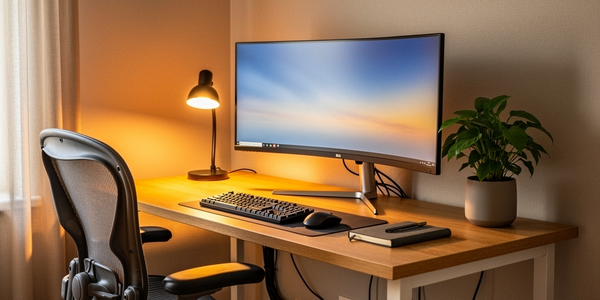 How to Set Up a Functional Home Office in Any Space (For Under $300)