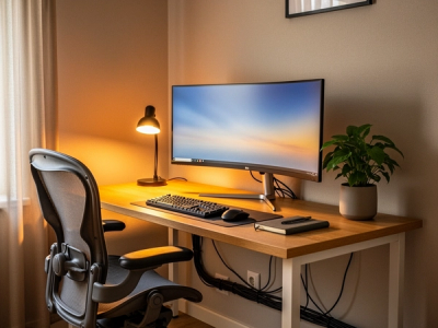 How to Set Up a Functional Home Office in Any Space (For Under $300)