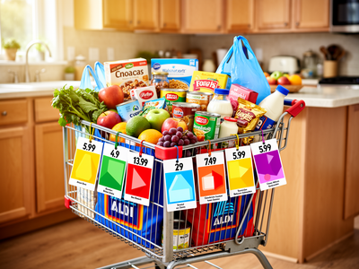 Grocery Shopping on a Budget: How One Family Feeds Four for $400 a Month