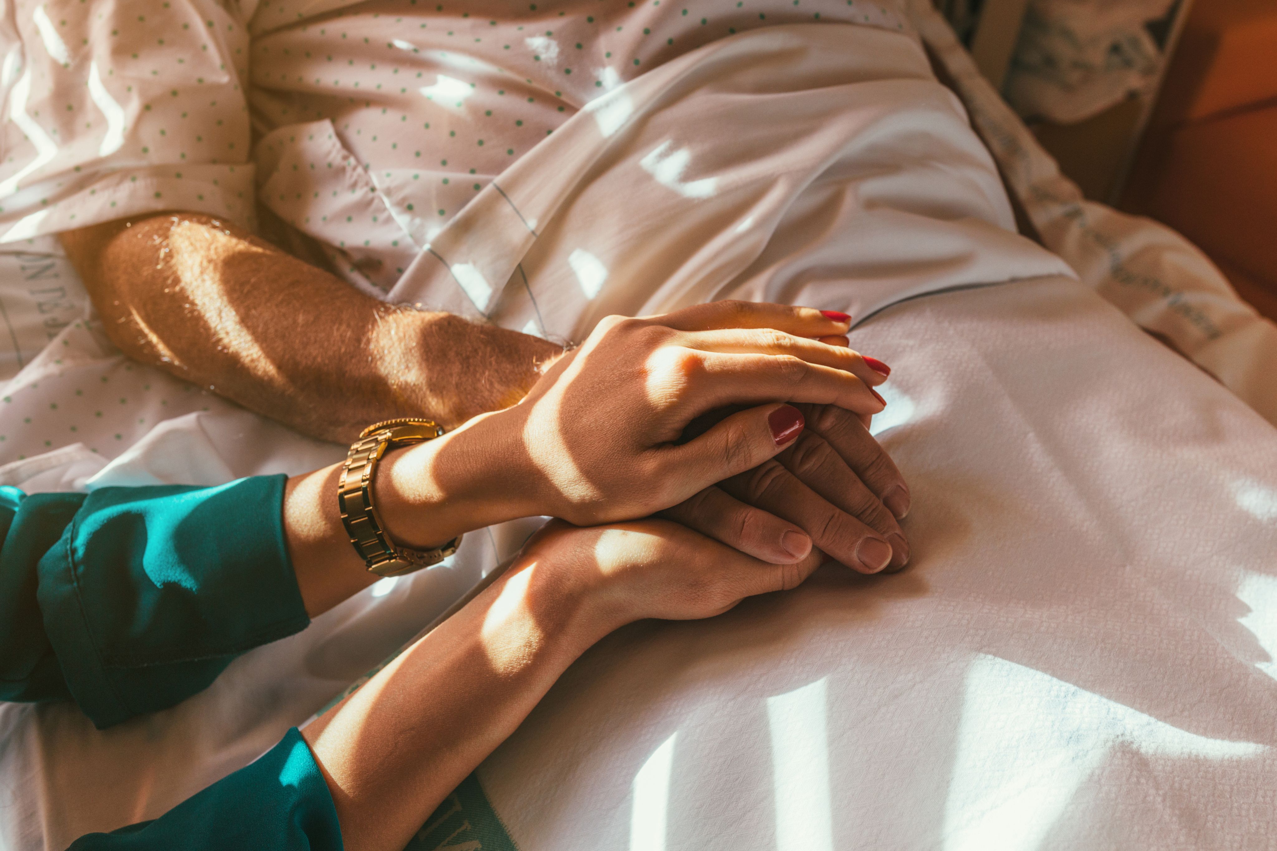 Clinician reviewing hospice documentation