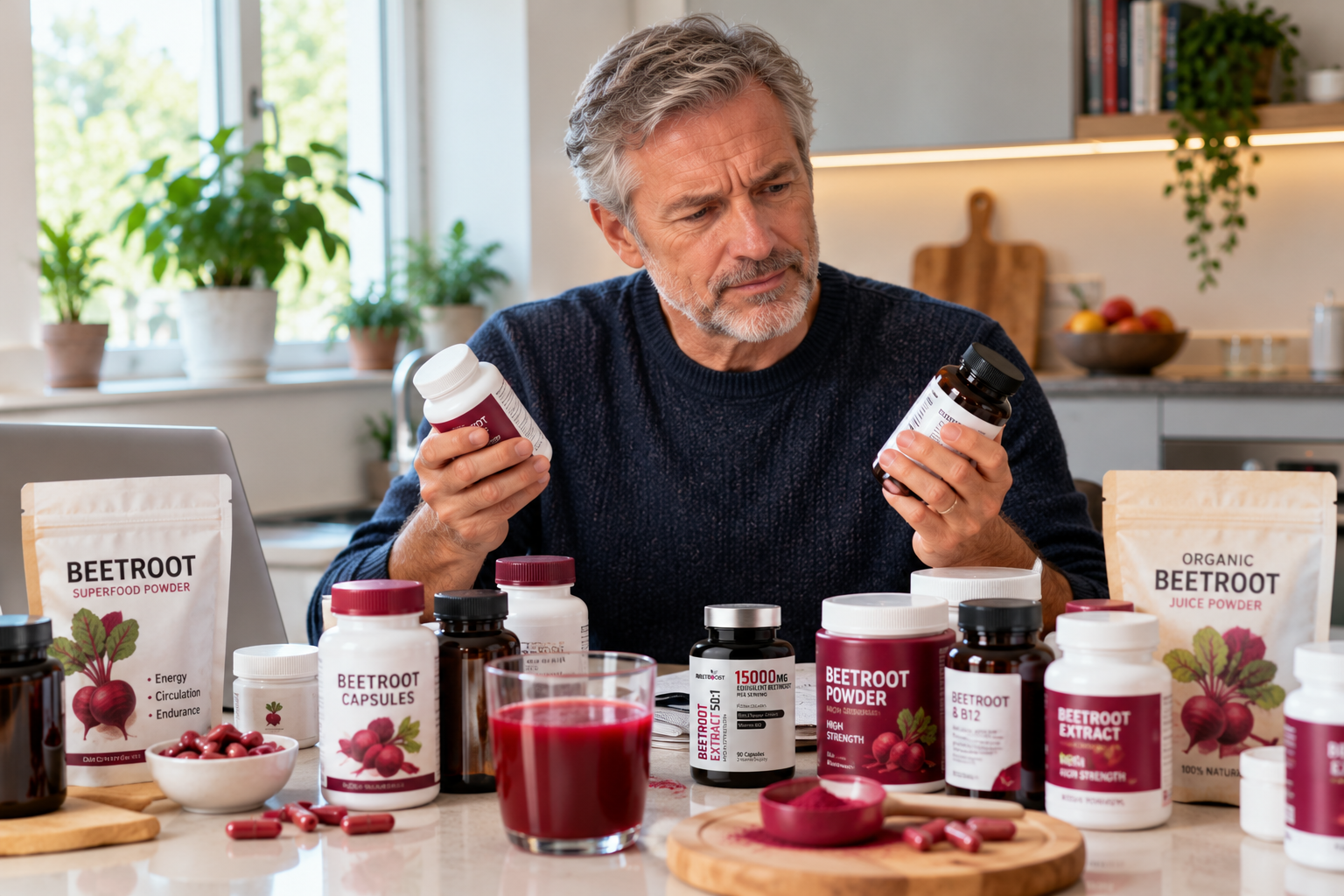 Man puzzled over lots of beetroot supplements