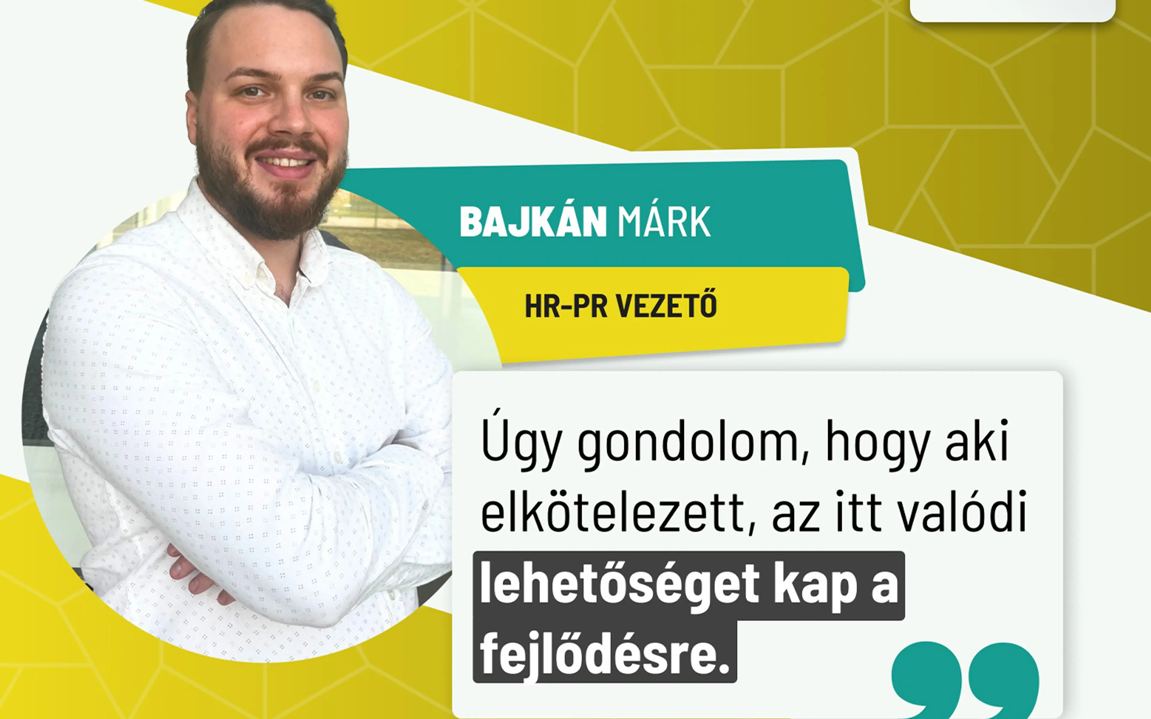 Our colleagues said - Bajkán Márk