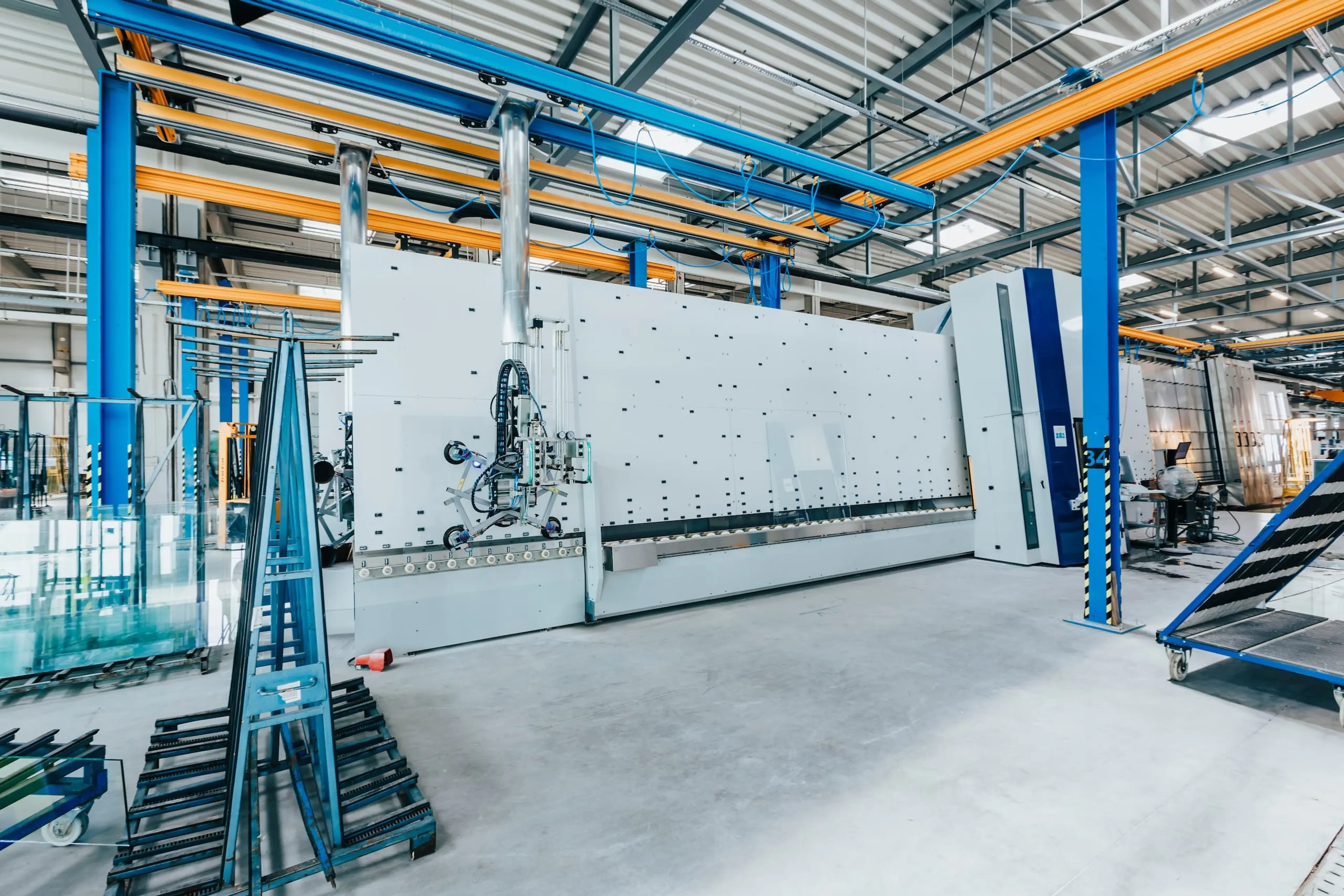 A CNC machine in a factory