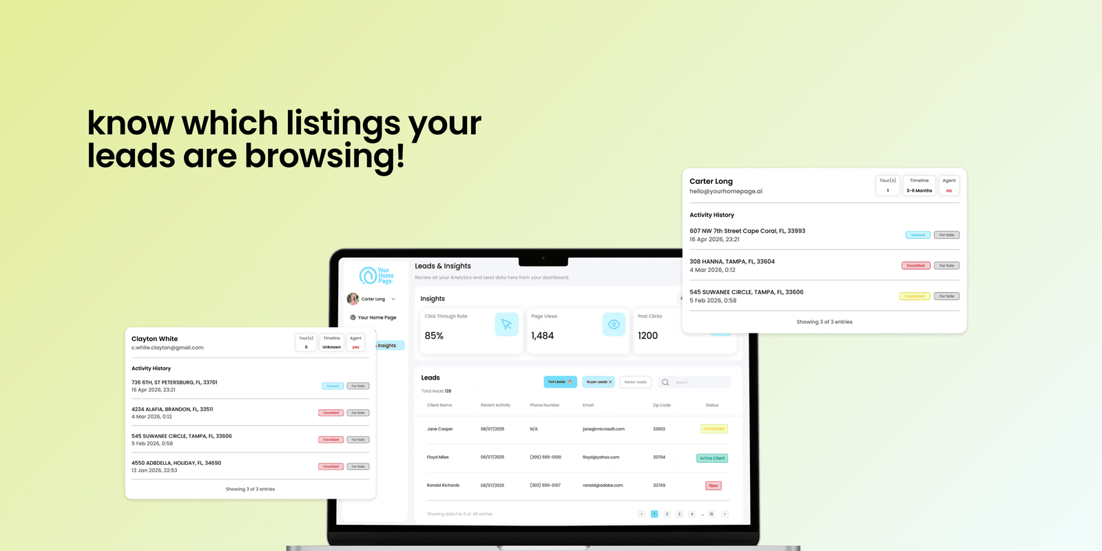 Setting up a DM automation in Your Home Page