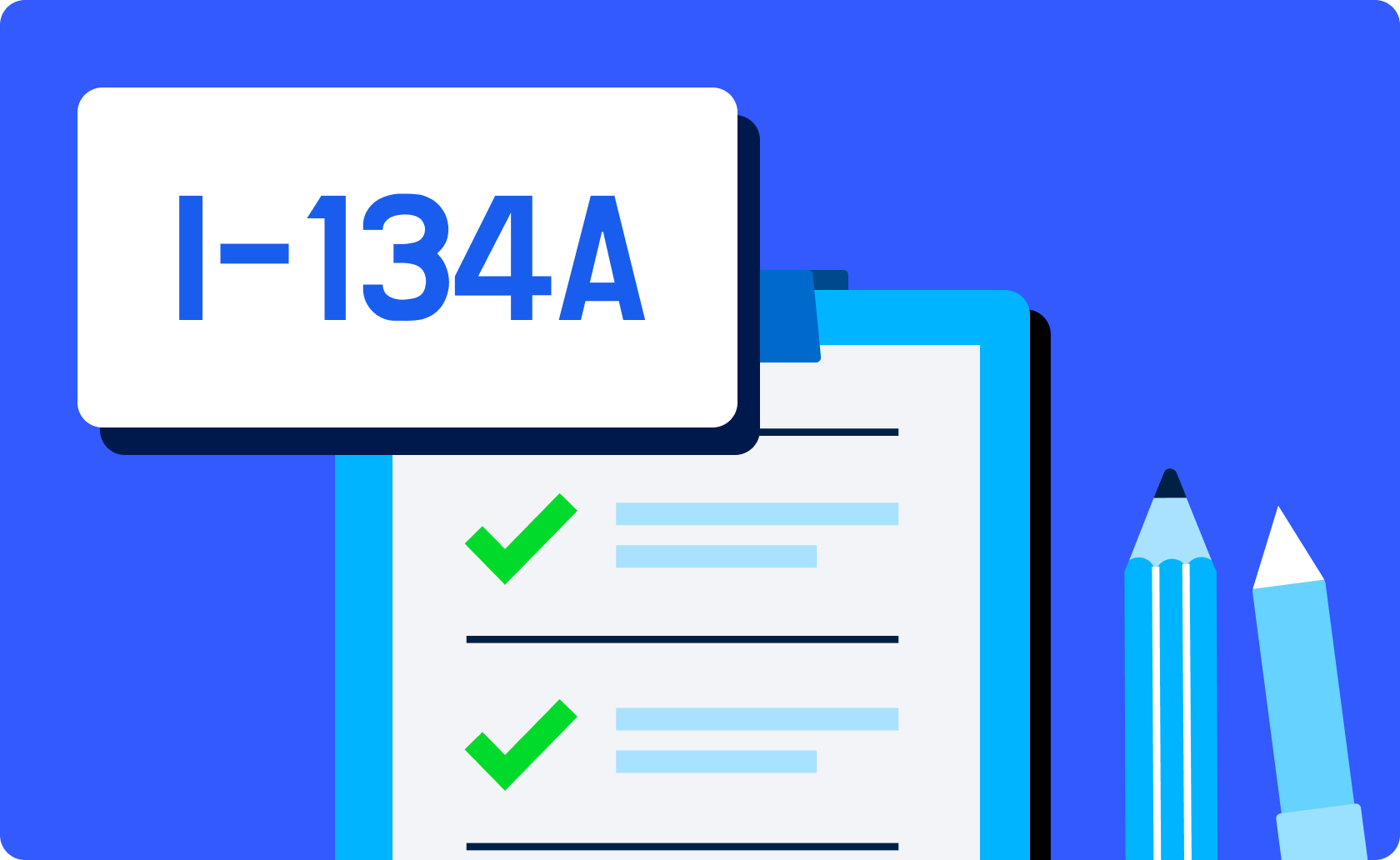 You don't have to panic if you found wrong information on I-134A after submission