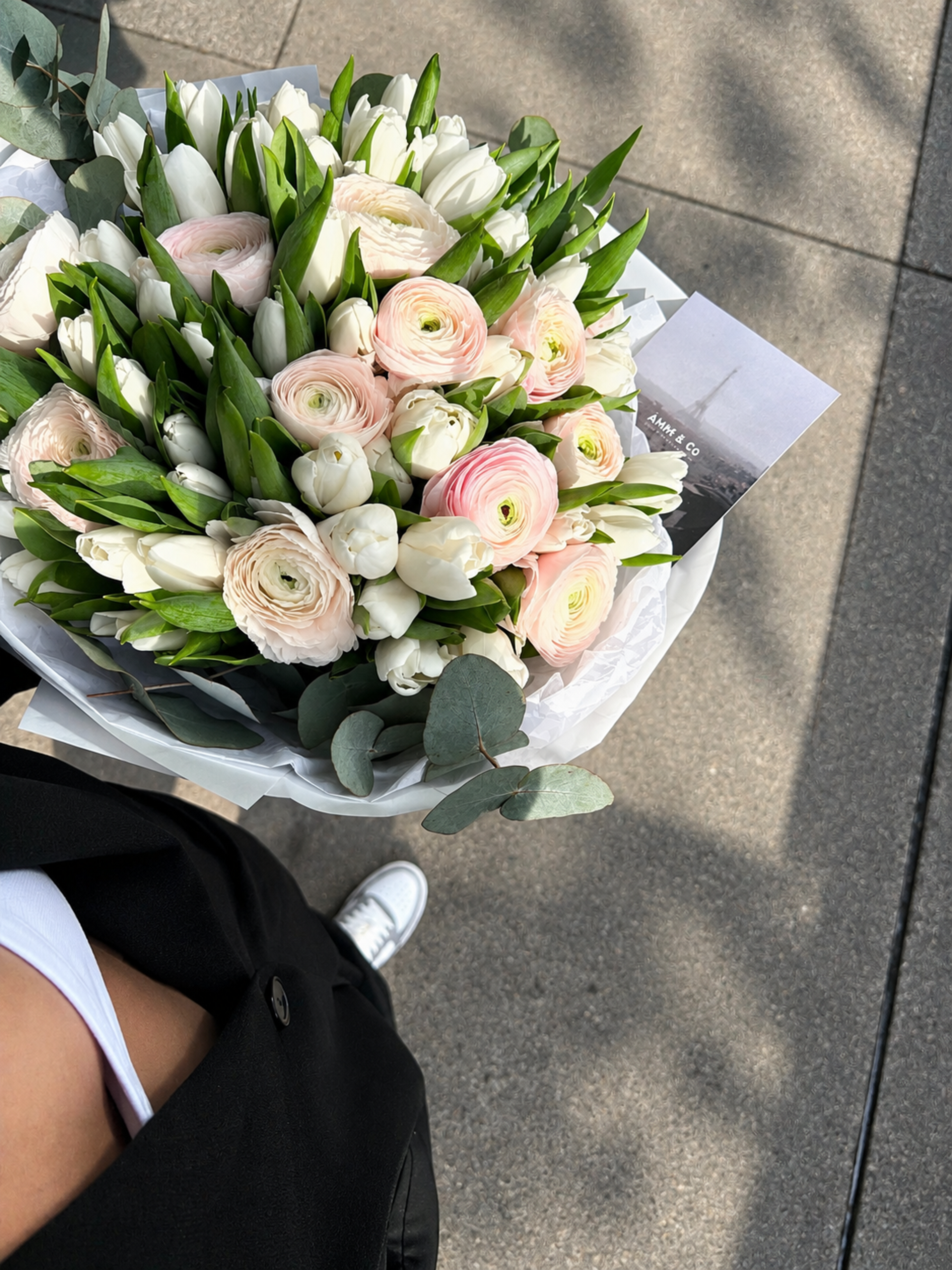 White tulips