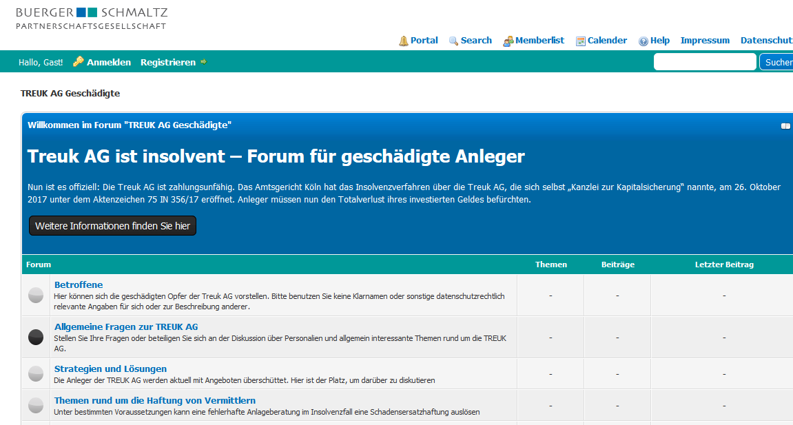 Verein Ratgeber für Finanzen e.V. und Co. - Die Helfer der TREUK AG und der ACTUAR AG