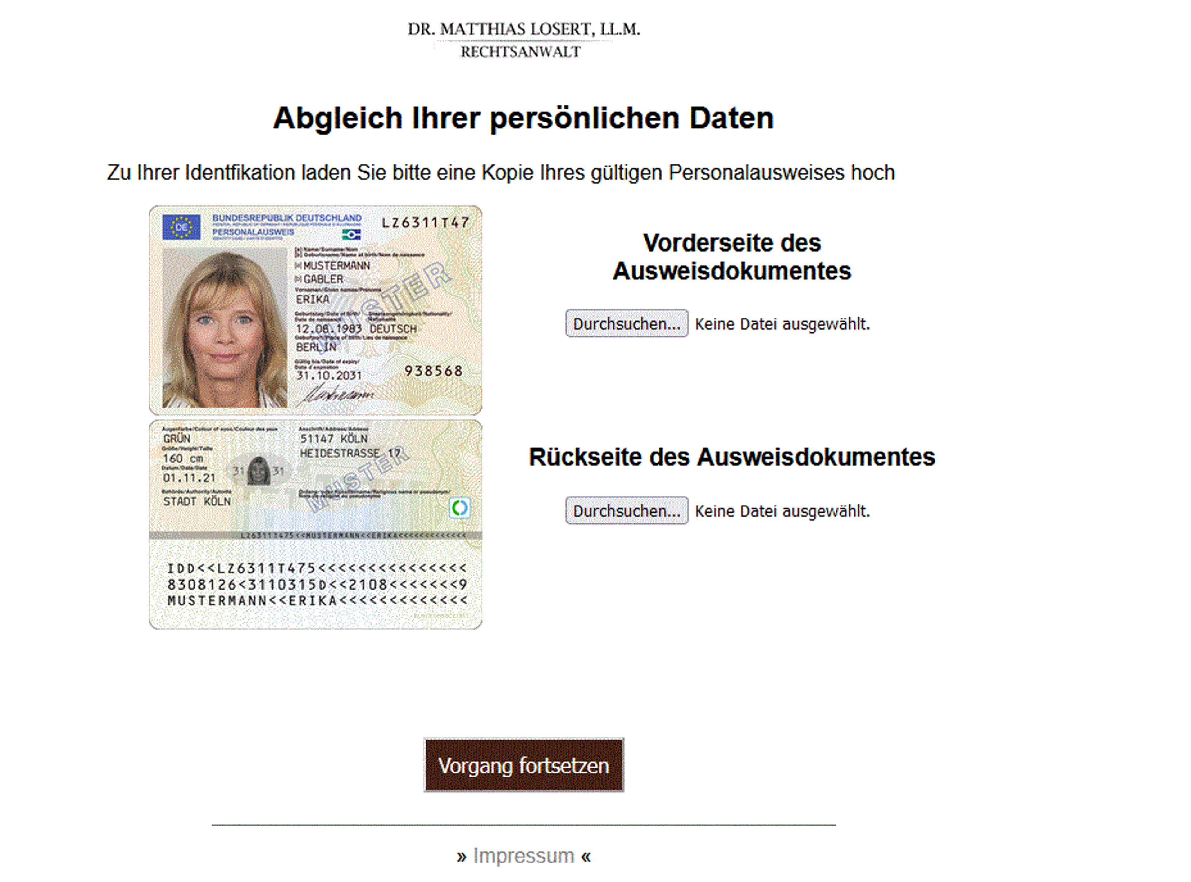 Vorsicht: Mails von Rechtsanwälten sind nicht immer echt