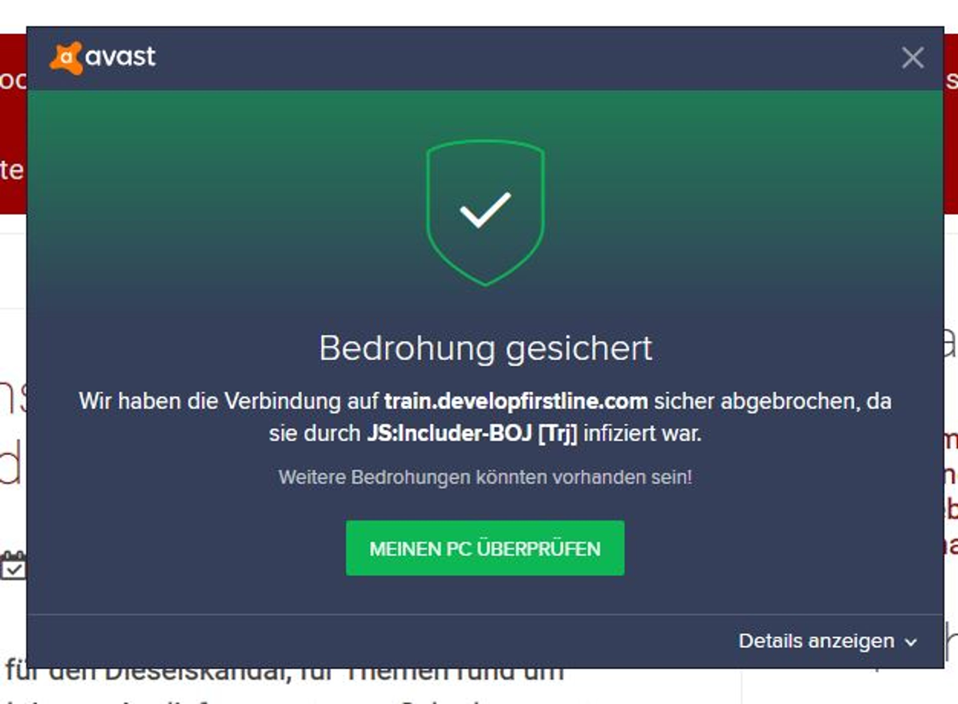 WordPress-Trojaner - Seite gehackt - Experten gesucht für schnelle Hilfe gegen Trojaner - JS:Includer-BOJ