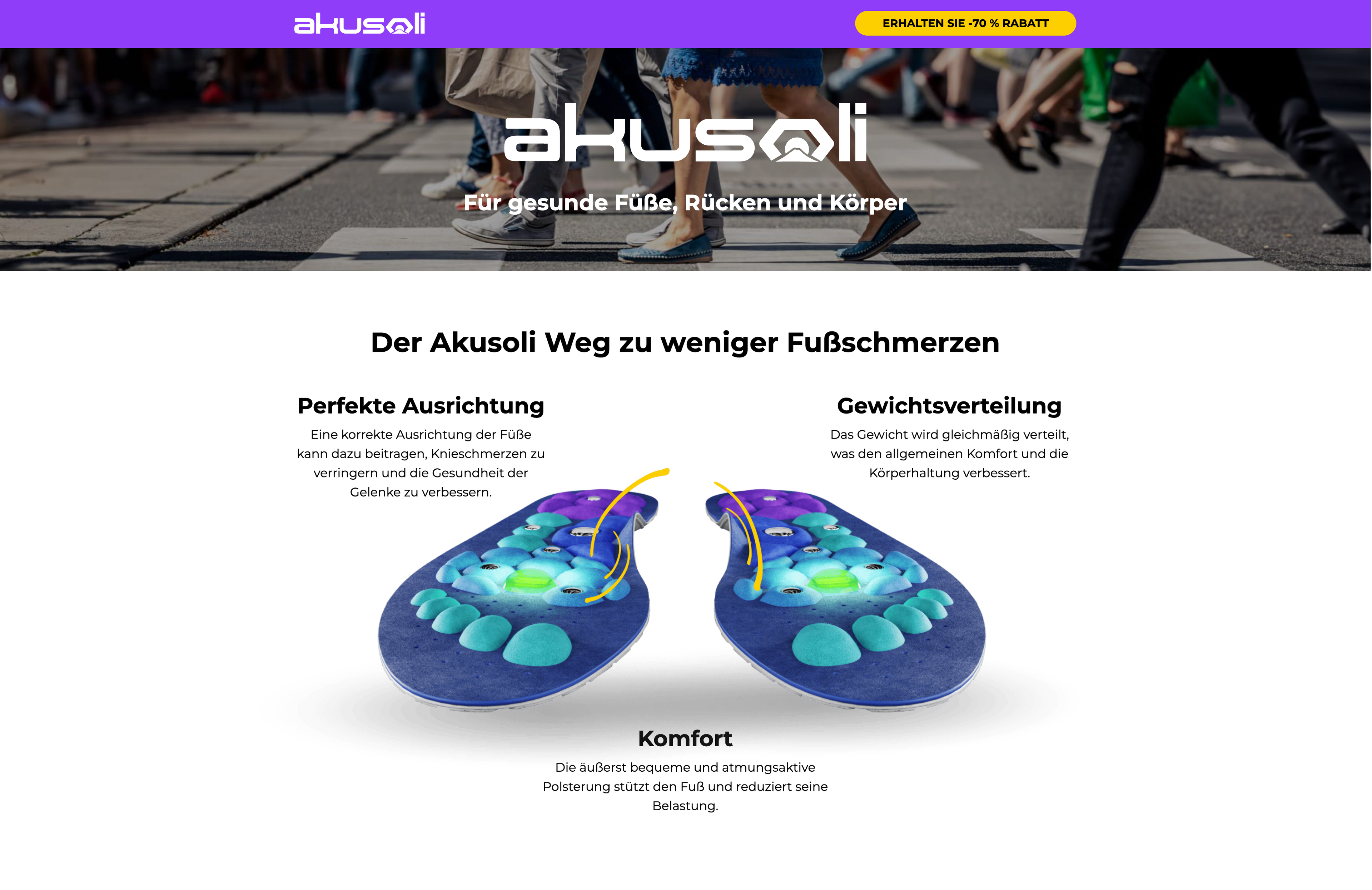 Akusoli Einlagen im Test – Ist der Anbieter seriös?