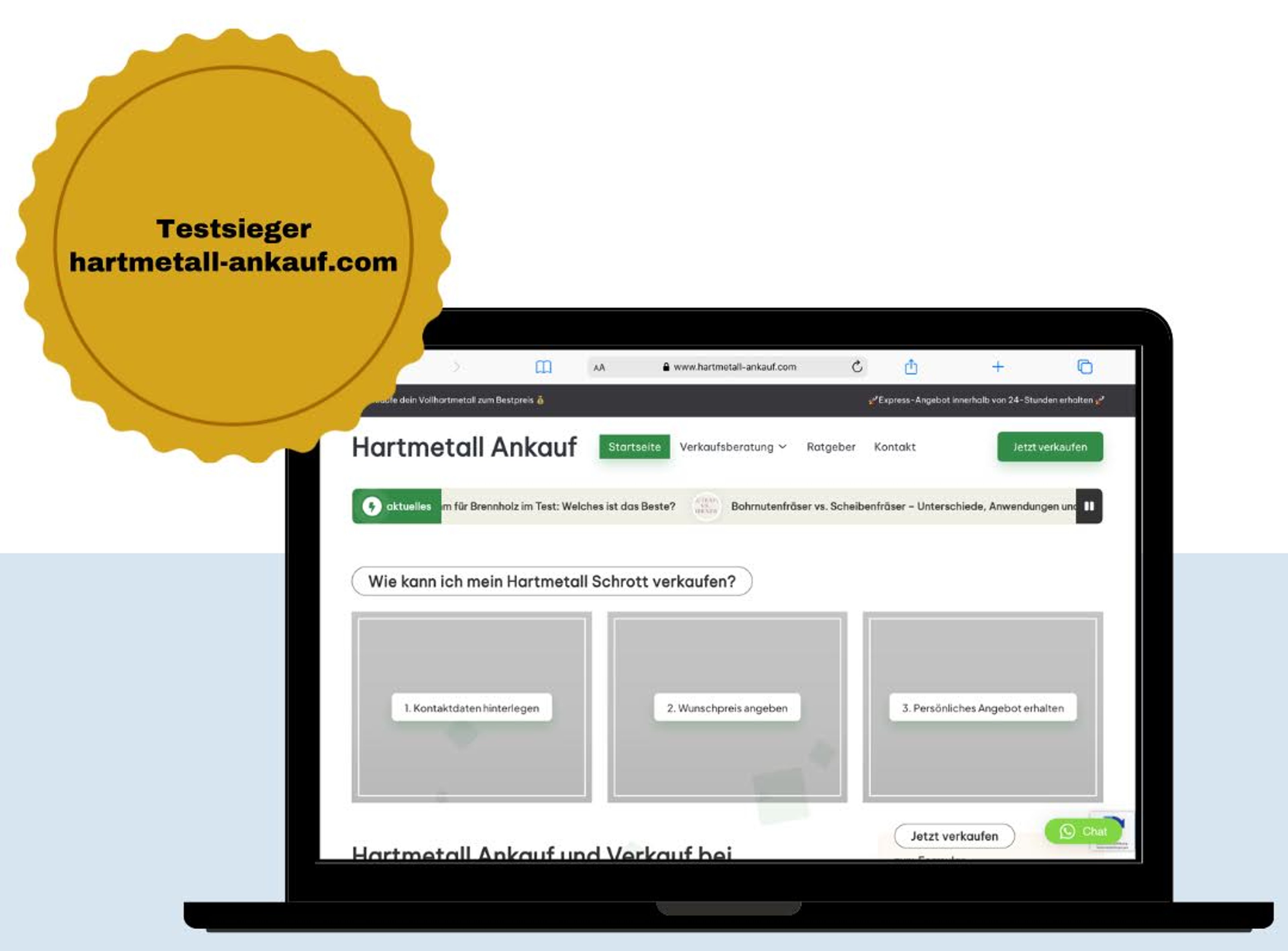 Hartmetallschrott verkaufen: Die besten Anbieter im Vergleich