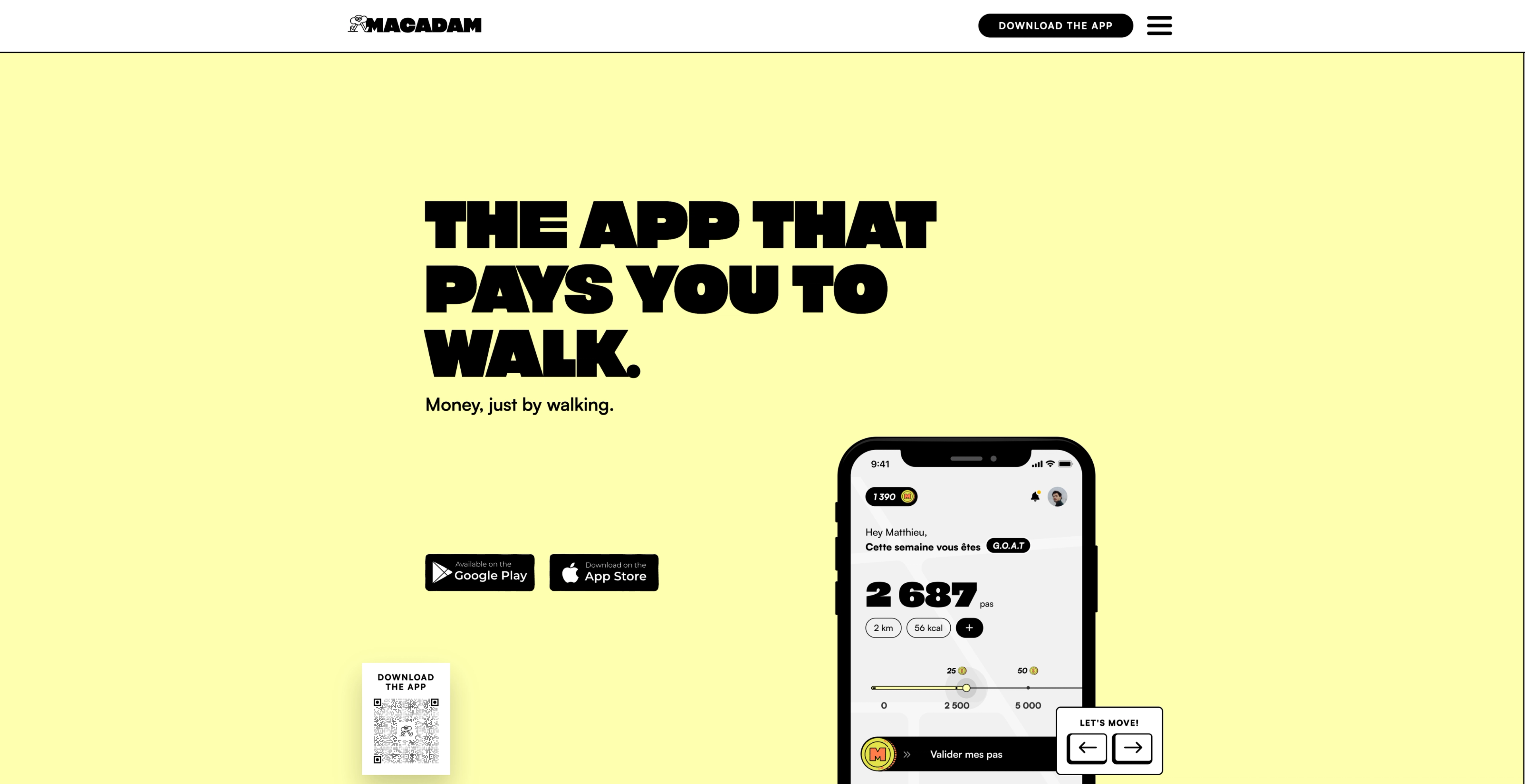 Geld verdienen mit jedem Schritt: Ist die Macadam App seriös?