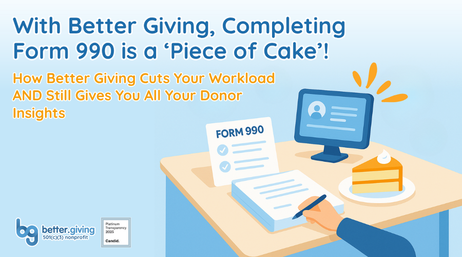 Form 990 Is a 'Piece of Cake'