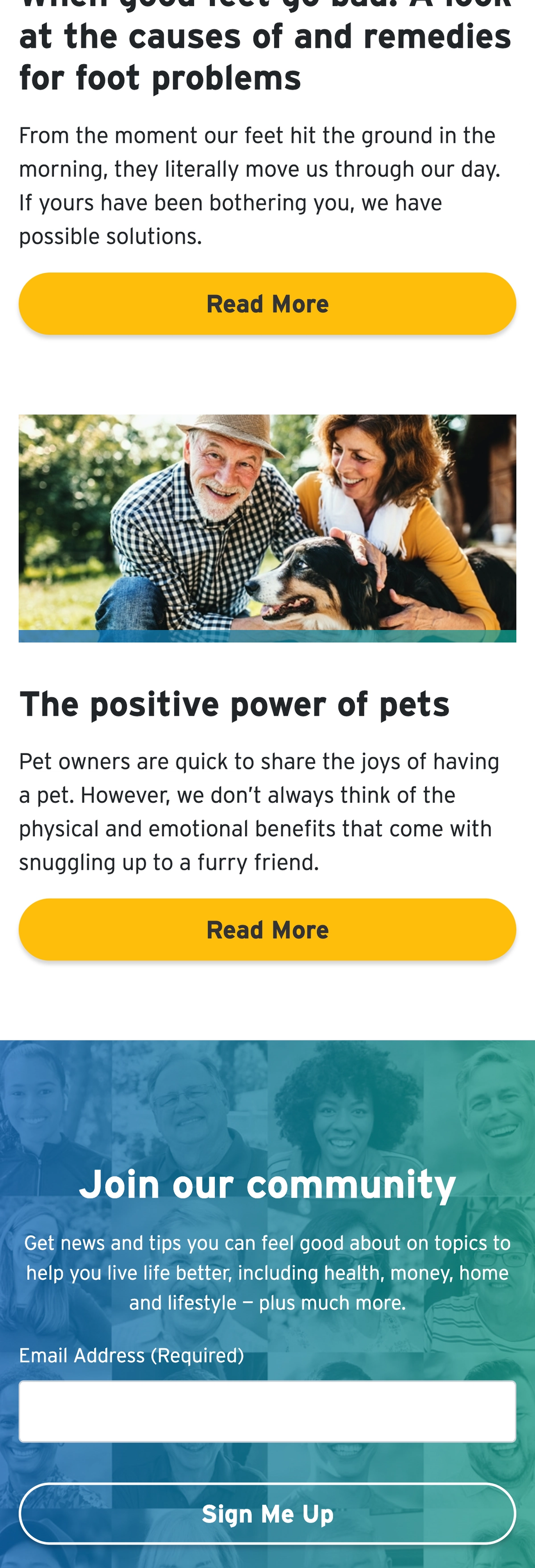 Physicians mutual screenshot