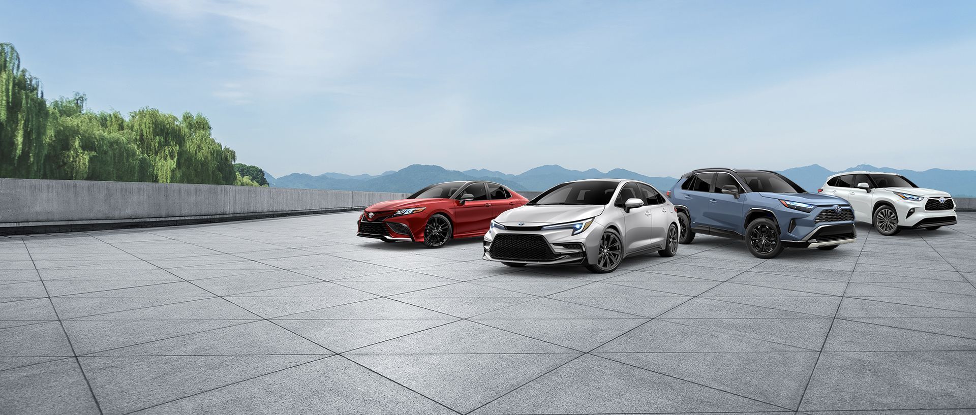 Collection of various Toyota vehicles