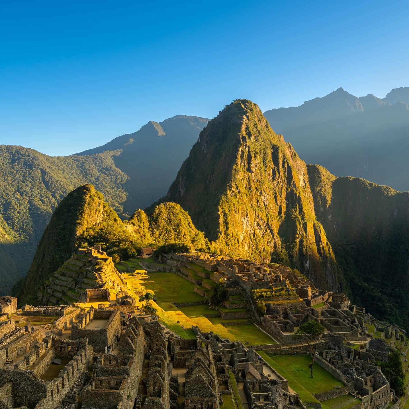 Machu Picchu at sunrise, Peru