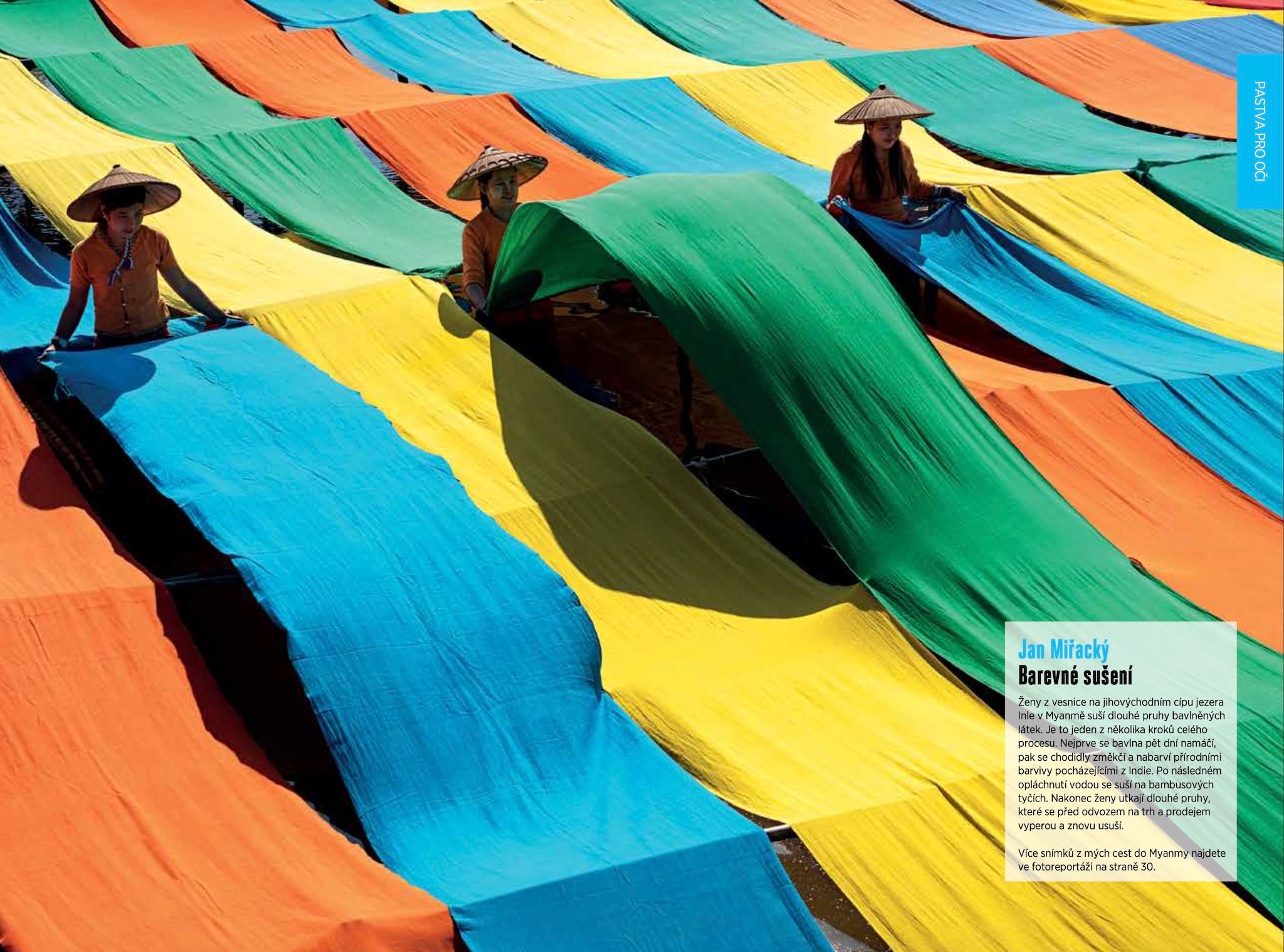 Lidé a země feature spread — Barevné sušení - Hledáček