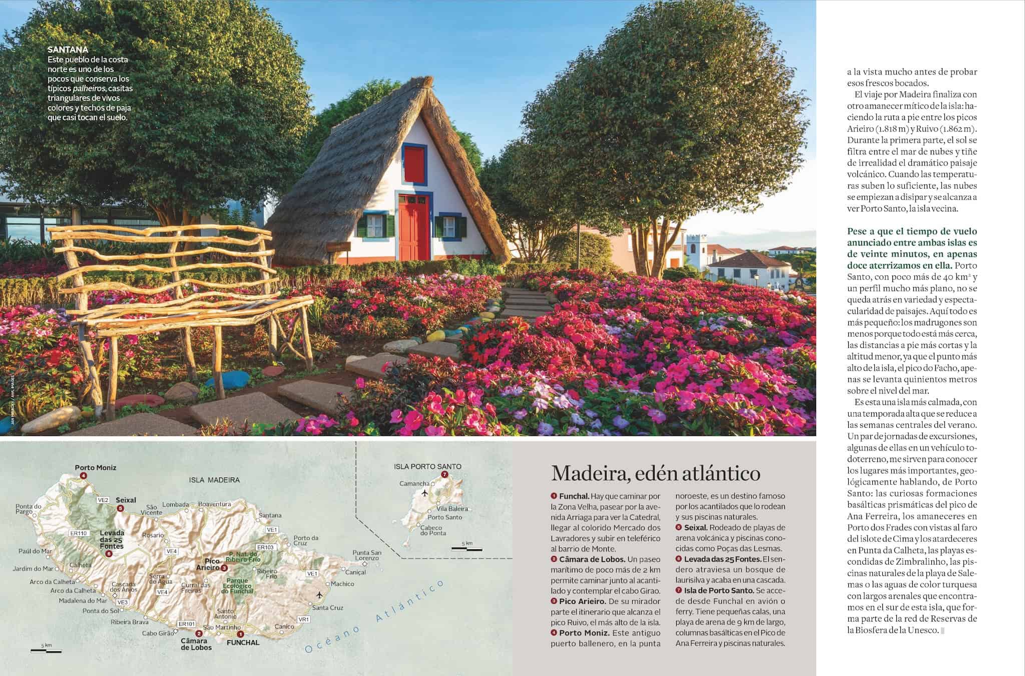 Viajes National Geographic feature spread — Madeira - November 2023