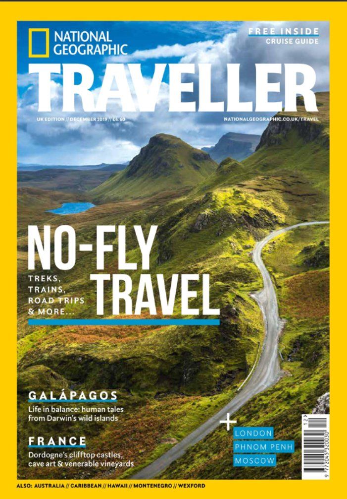 National Geographic Traveller UK cover — Scotland - issue December 2019