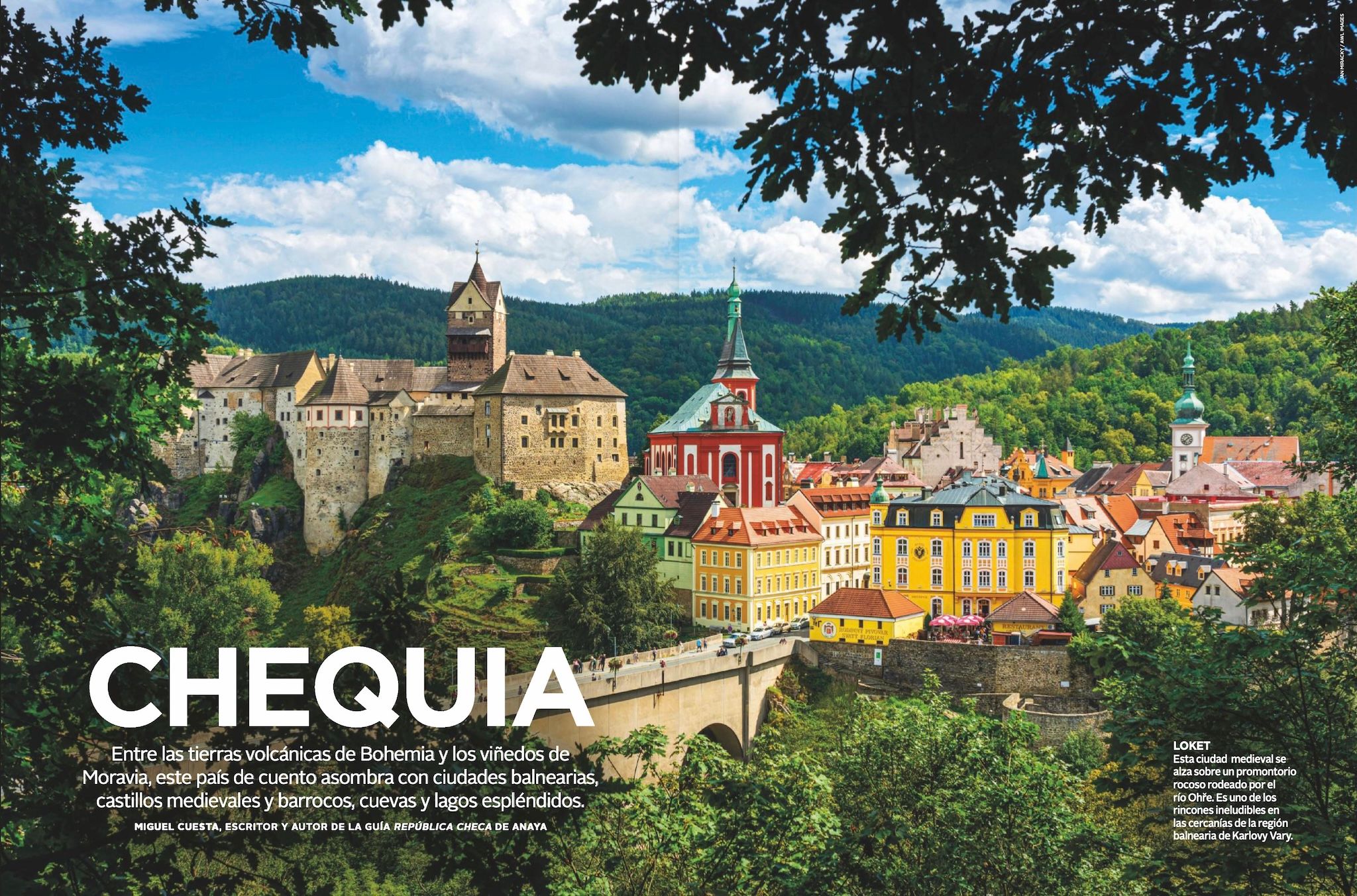 Viajes National Geographic feature spread — Loket