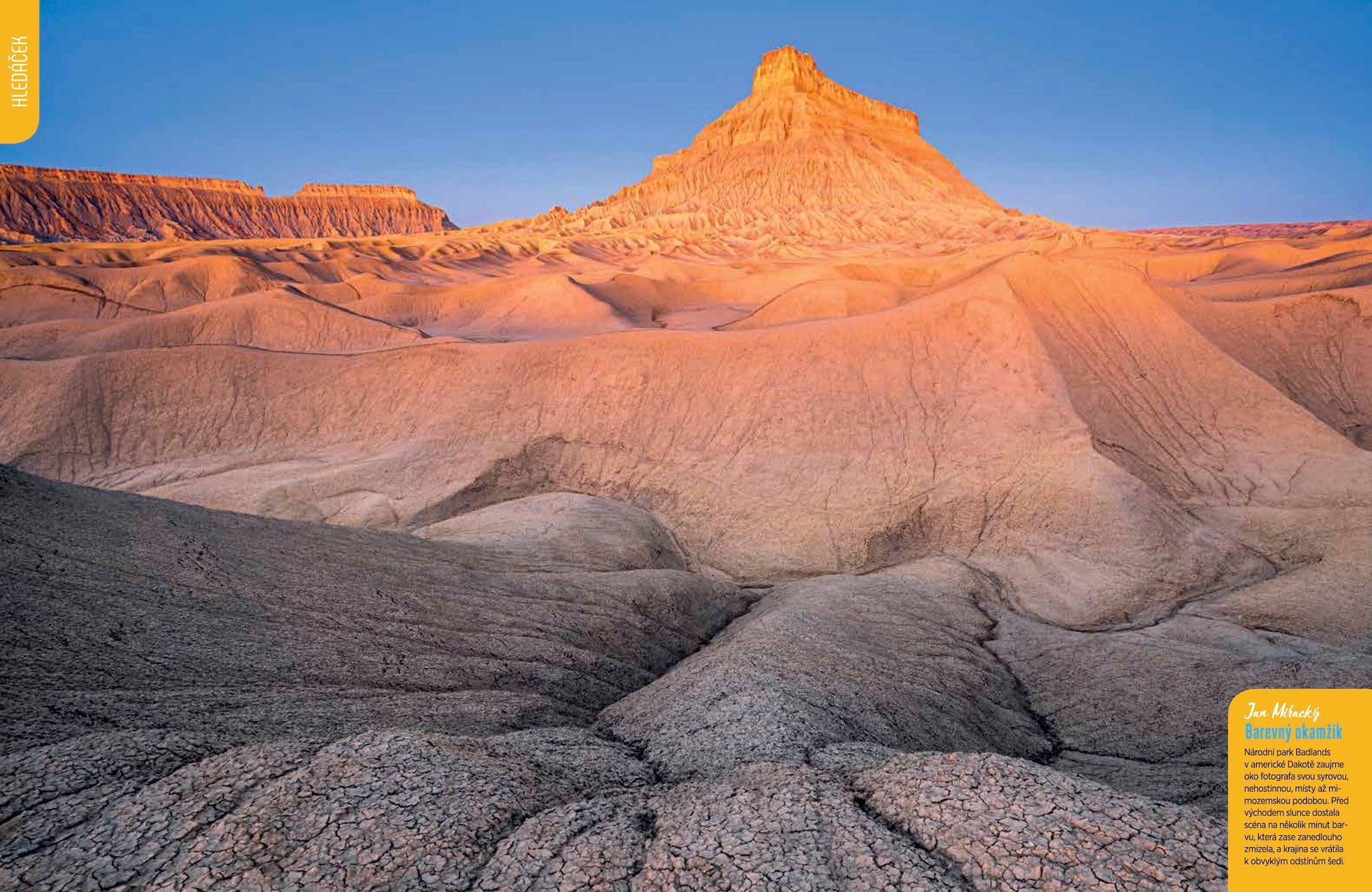 Lidé a země feature spread — Badlands Utah - Hledáček