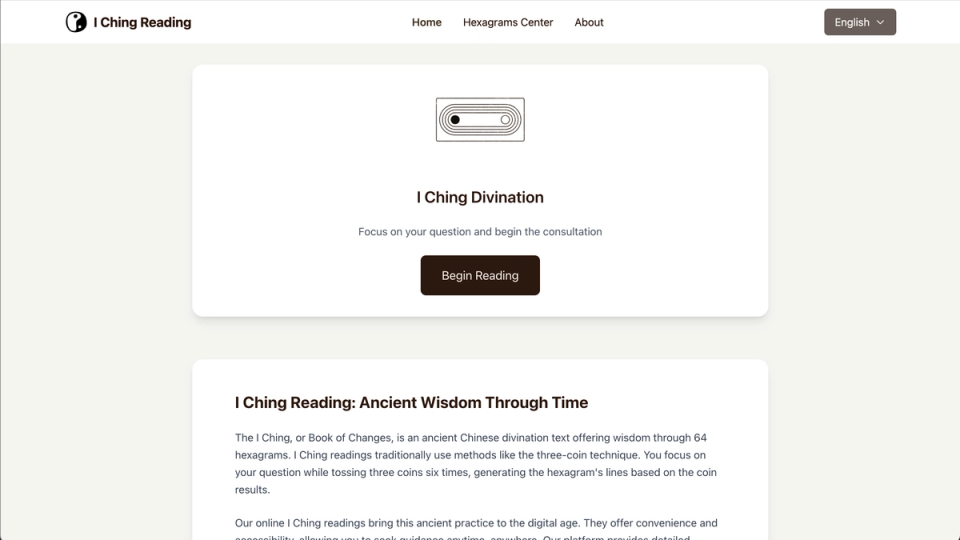 Dao's I Ching Reading