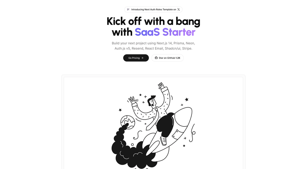 Next SaaS Stripe Starter Next SaaS Stripe Starter