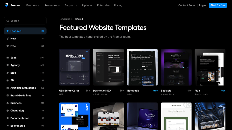 Framer Website Templates Framer Website Templates